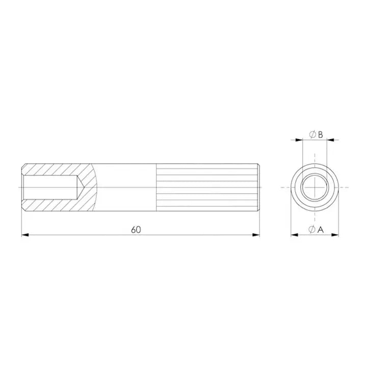 B-Ware Amf T Nutenschraube Schraube Din787 M12x14x100 Vergütet 10.9 Mutter 4 Stück - 4020772082970