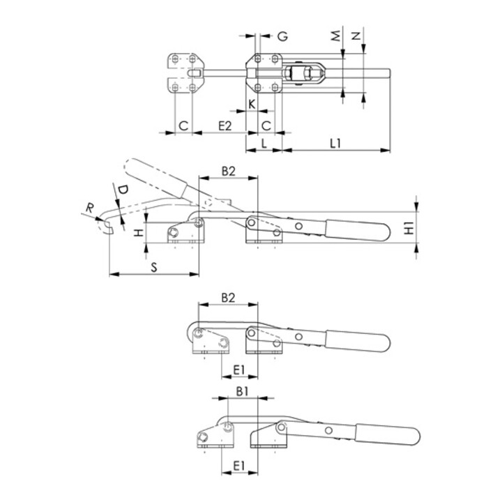 B-Ware Amf Verschlussspanner Schnellspanner Verschluss Edelstahl Nr6847 Ni Gr1 Va - 4020772095406