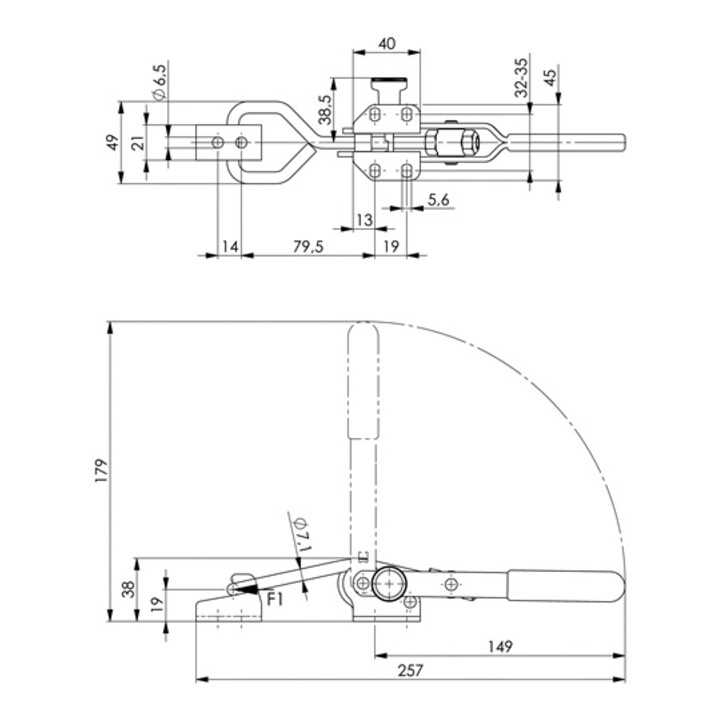 B-Ware Amf Verschlussspanner Schnellspanner Sicherheitsverriegelung Gr3 Verzinkt - 4020772091477
