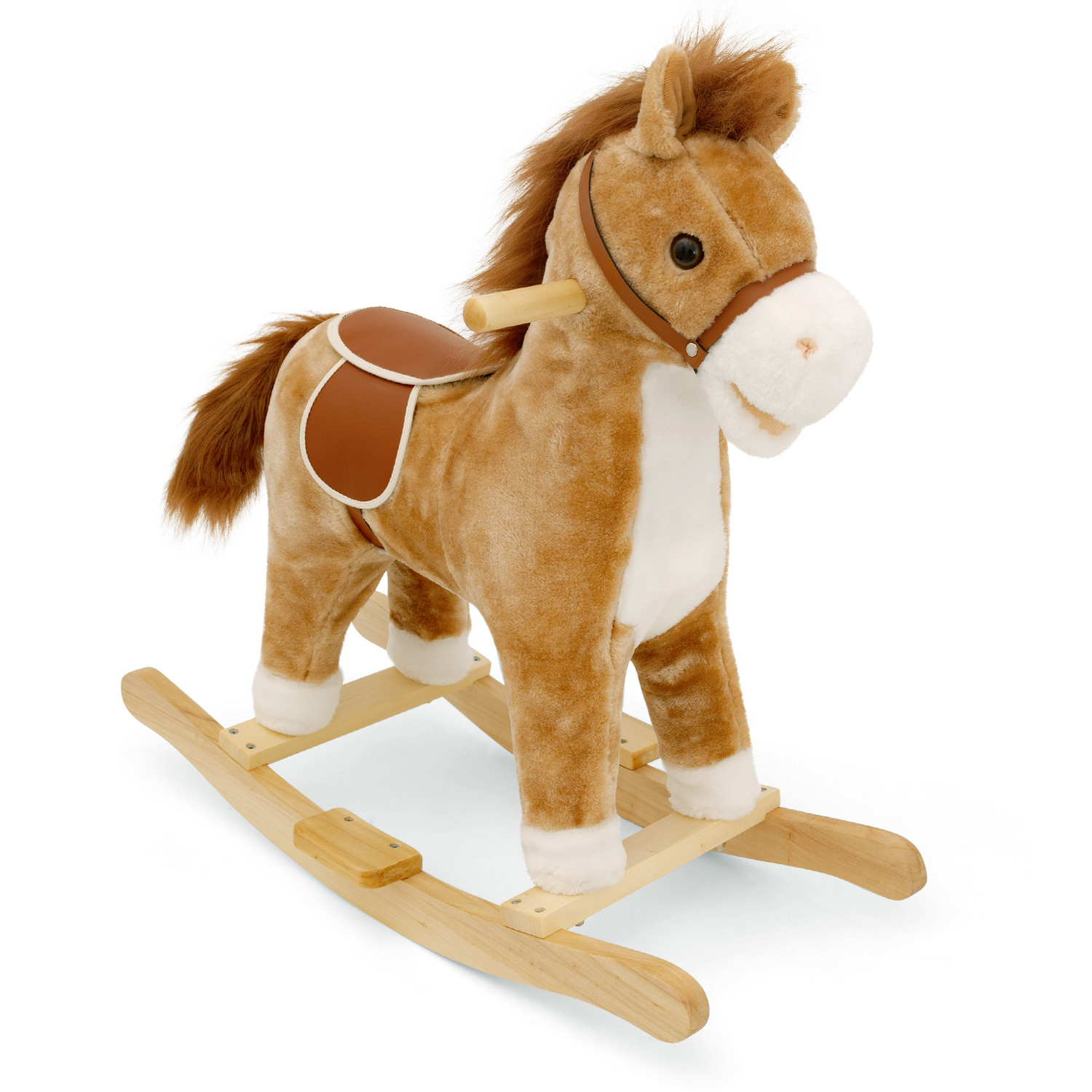 B-Ware Amia Plüsch Schaukelpferd Mit Soundeffekt Schaukeltier Plüschpferd Schaukel Ab 3 - 4018501092956