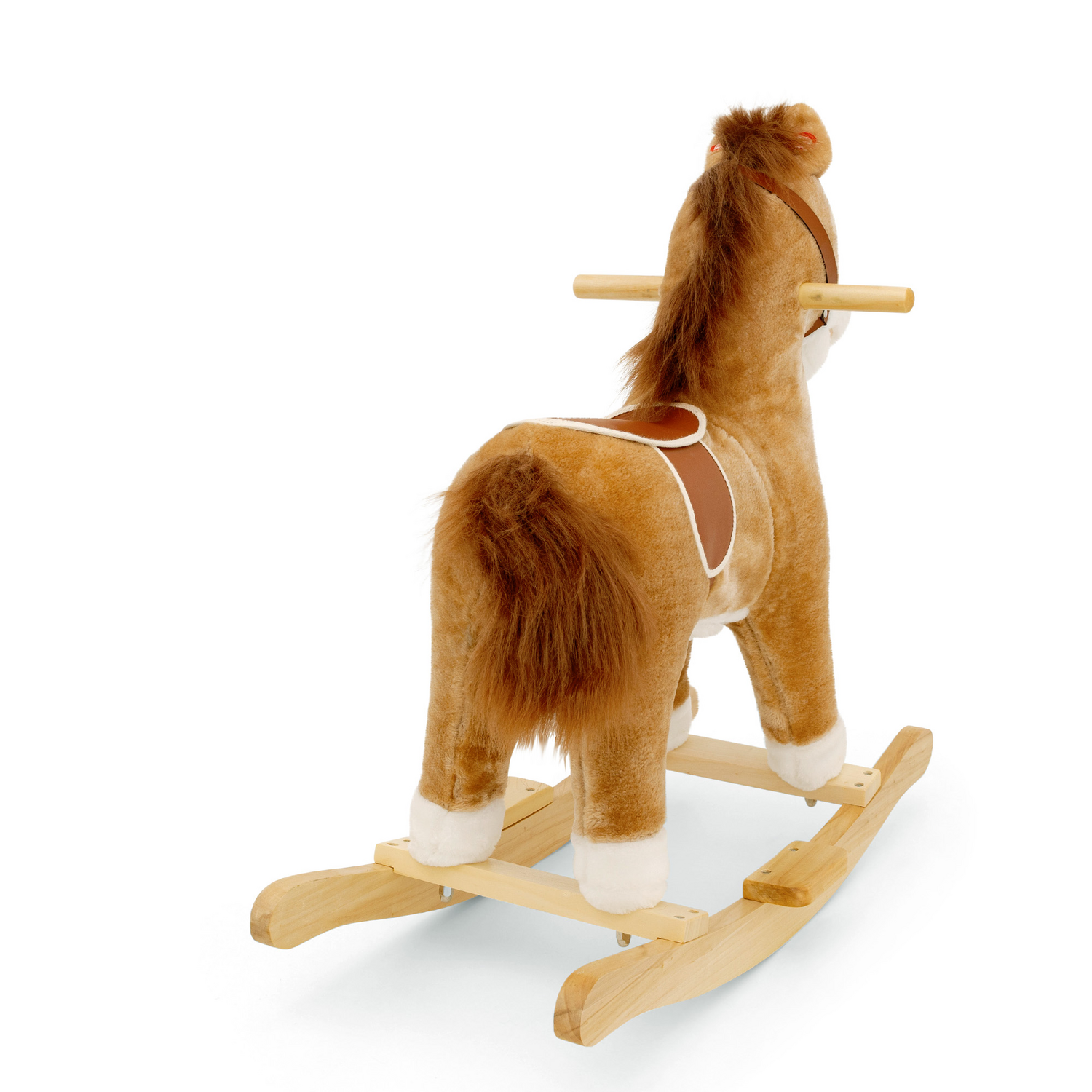 B-Ware Amia Plüsch Schaukelpferd Mit Soundeffekt Schaukeltier Plüschpferd Schaukel Ab 3 - 4018501092956