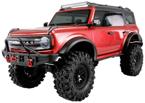 Voiture miniature radiocommandée Amewi Amx Rock Caballo Brushed 1:10, modèle réduit de type crawler électrique à quatre roues motrices, de qualité B.