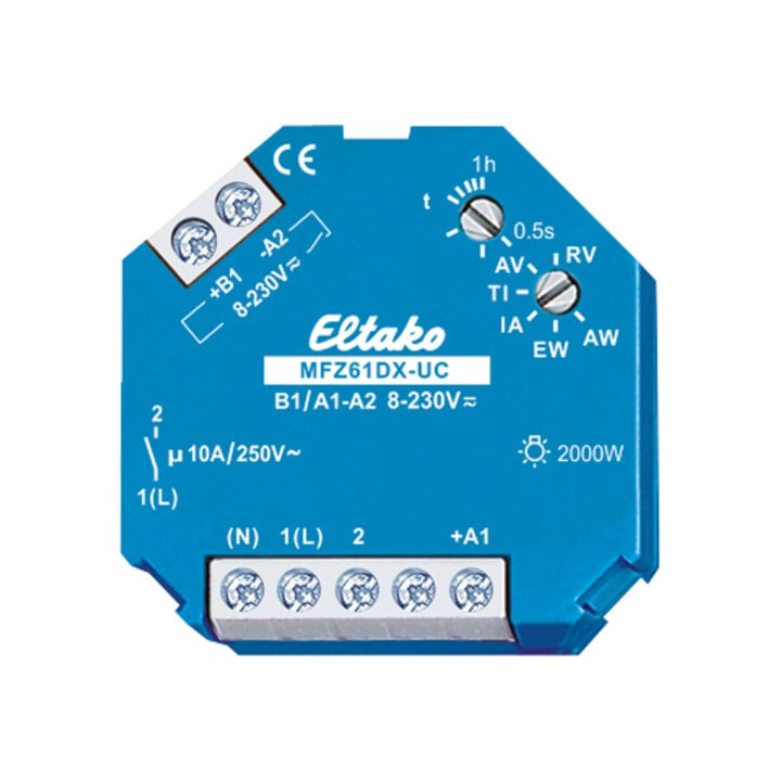 B-Ware Eltako Zeitrelais Multifunktionsrelais Zeitsteuerung 10 A 1 W Mfz61 Dxuc Universal - 4010312603055