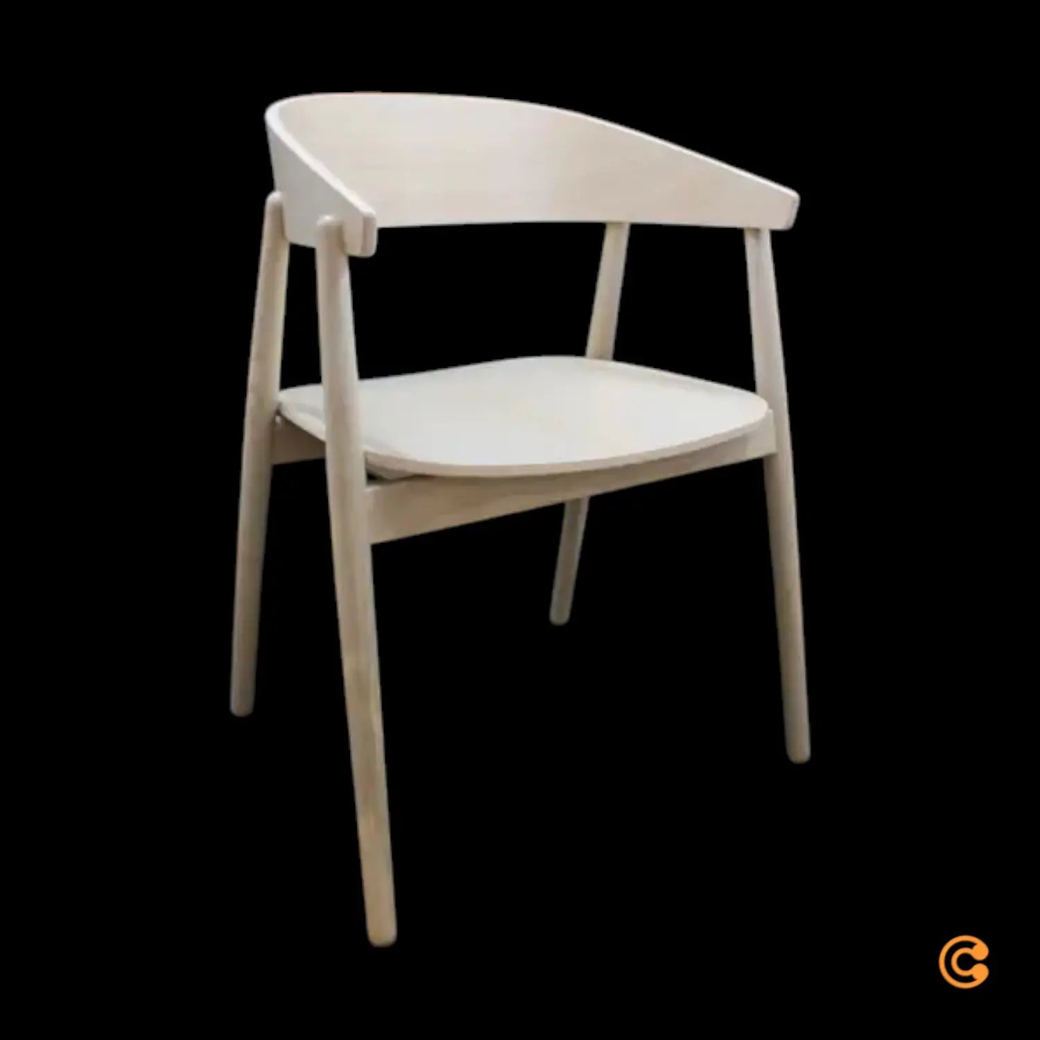 B-Ware Andersen Furniture Ac2 Stuhl Esszimmerstuhl Holzstuhl Eiche Weiß Siehe Text/Foto - 5713524019292