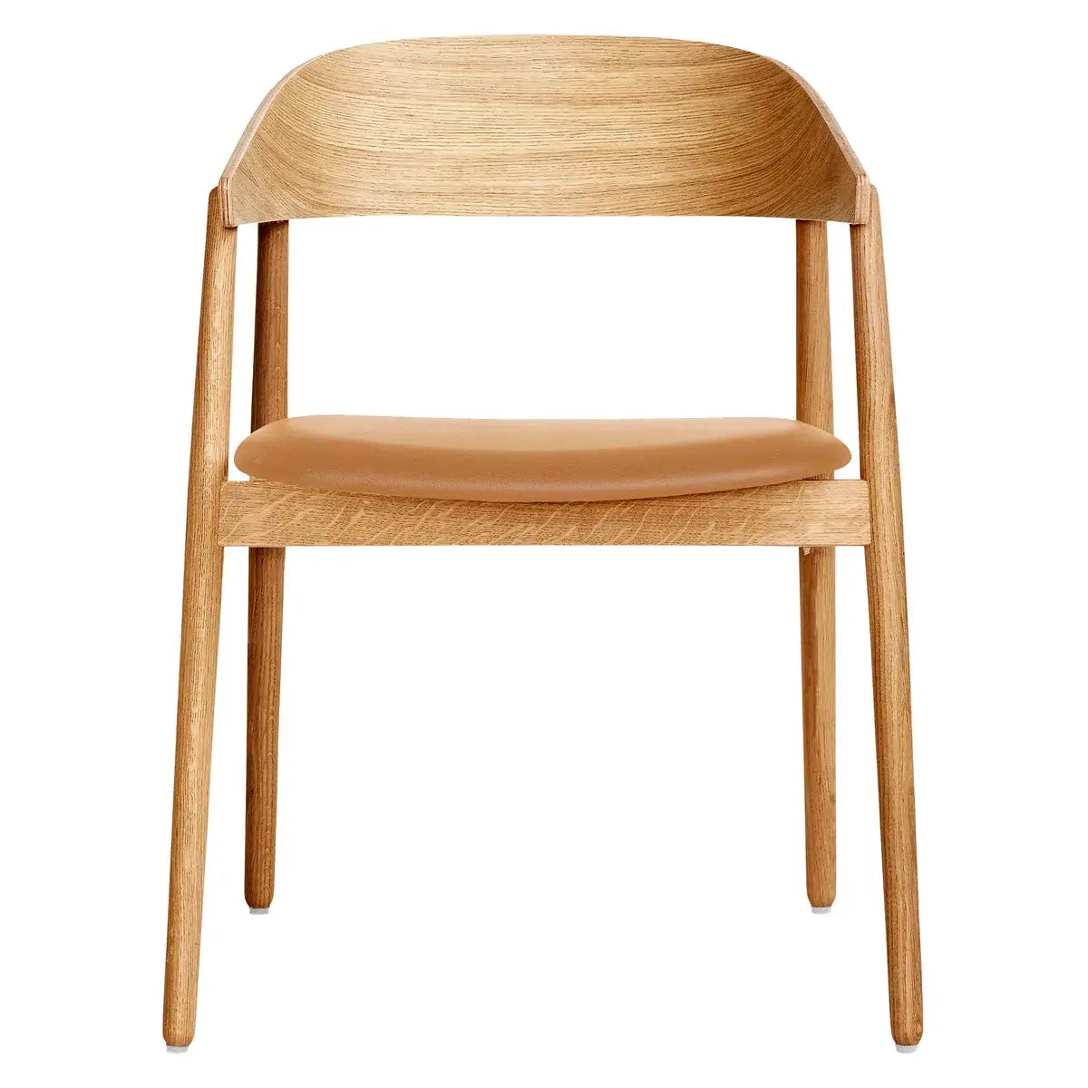 B-Ware Andersen Furniture Ac2 Stuhl Sitzmöbel Esszimmerstuhl Eiche Leder Cognac - 5713524035674