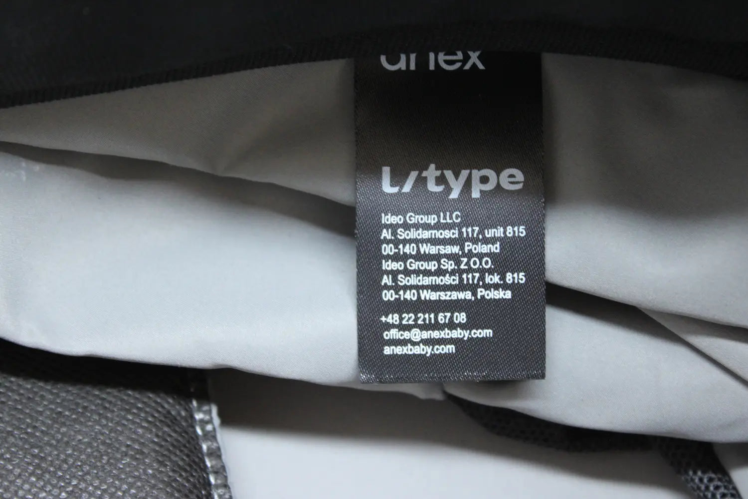 B-Ware Anex L/Type Onyx 2in1 Kombi Kinderwagen Babywagen Schwarz Wanne Siehe Text/Foto - 5902280015826