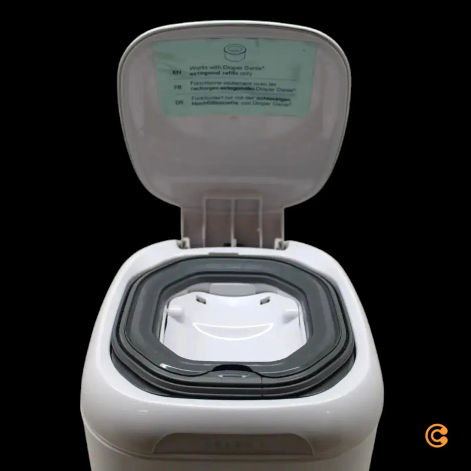 B-Ware Angelcare Edelstahl Windelbehälter Diaper Genie Select Xl Windeleimer Einsatz - 666594211323