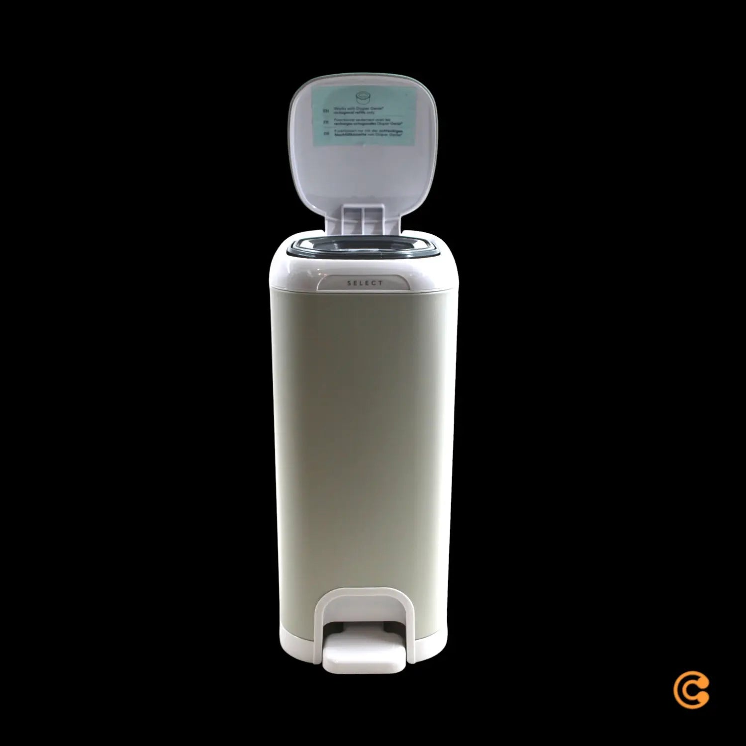 B-Ware Windeleimer Eimer Diaper Genie Angelcare Select Xl Nachfüllkassette Stone Grey - 666594211378