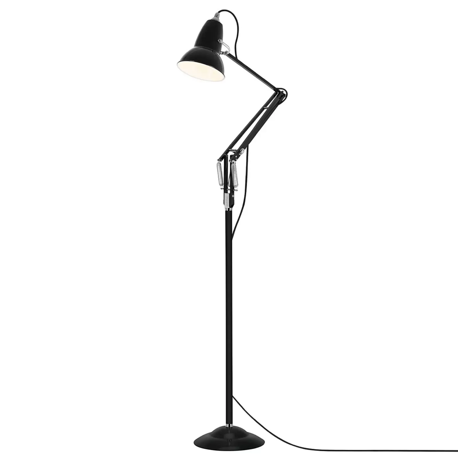 B-Ware Anglepoise Original 1227 Stehlampe Stehleuchte Sandleuchte Lampe Samtschwarz - 5019644316458
