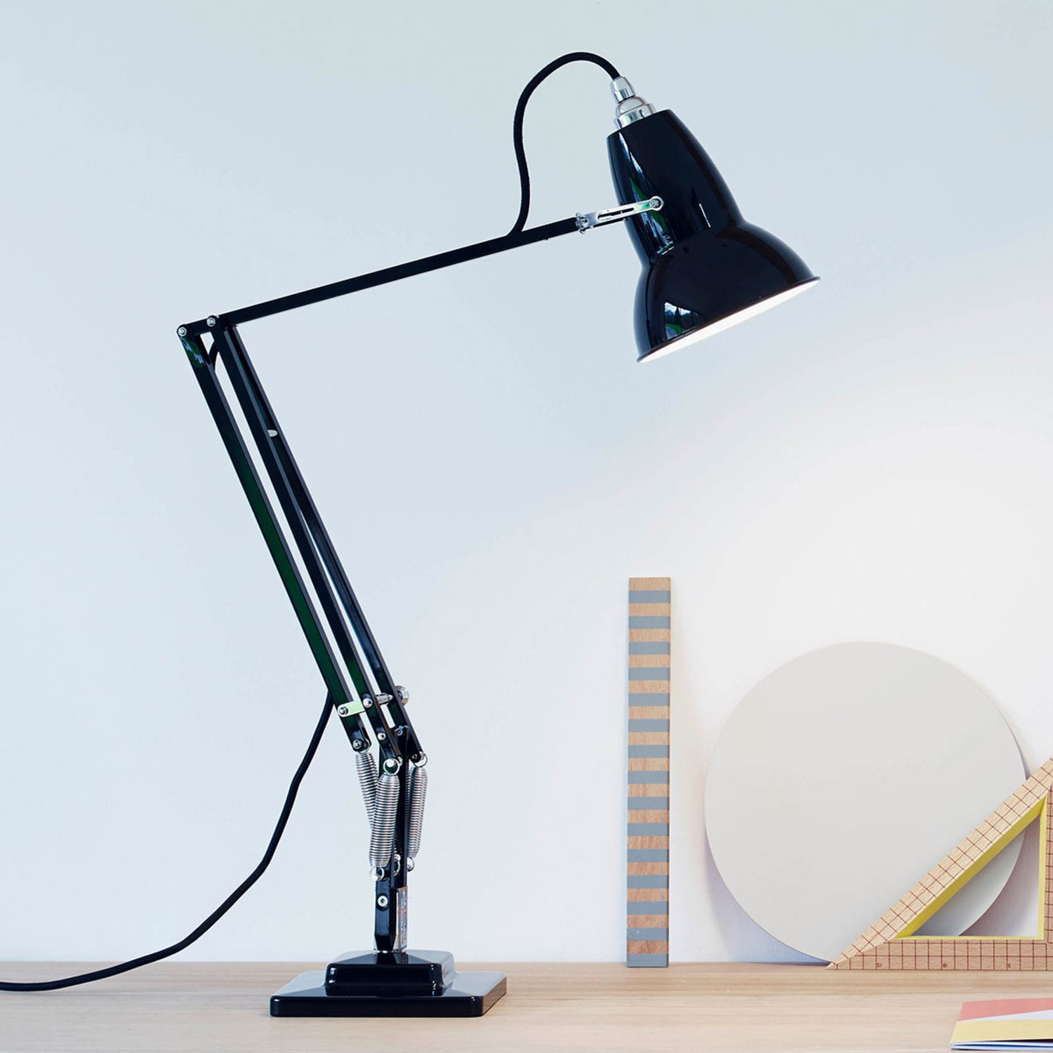 B-Ware Anglepoise Original 1227 Schreibtischleuchte Schreibtischlampe Leuchte Schwarz - 5019644305926