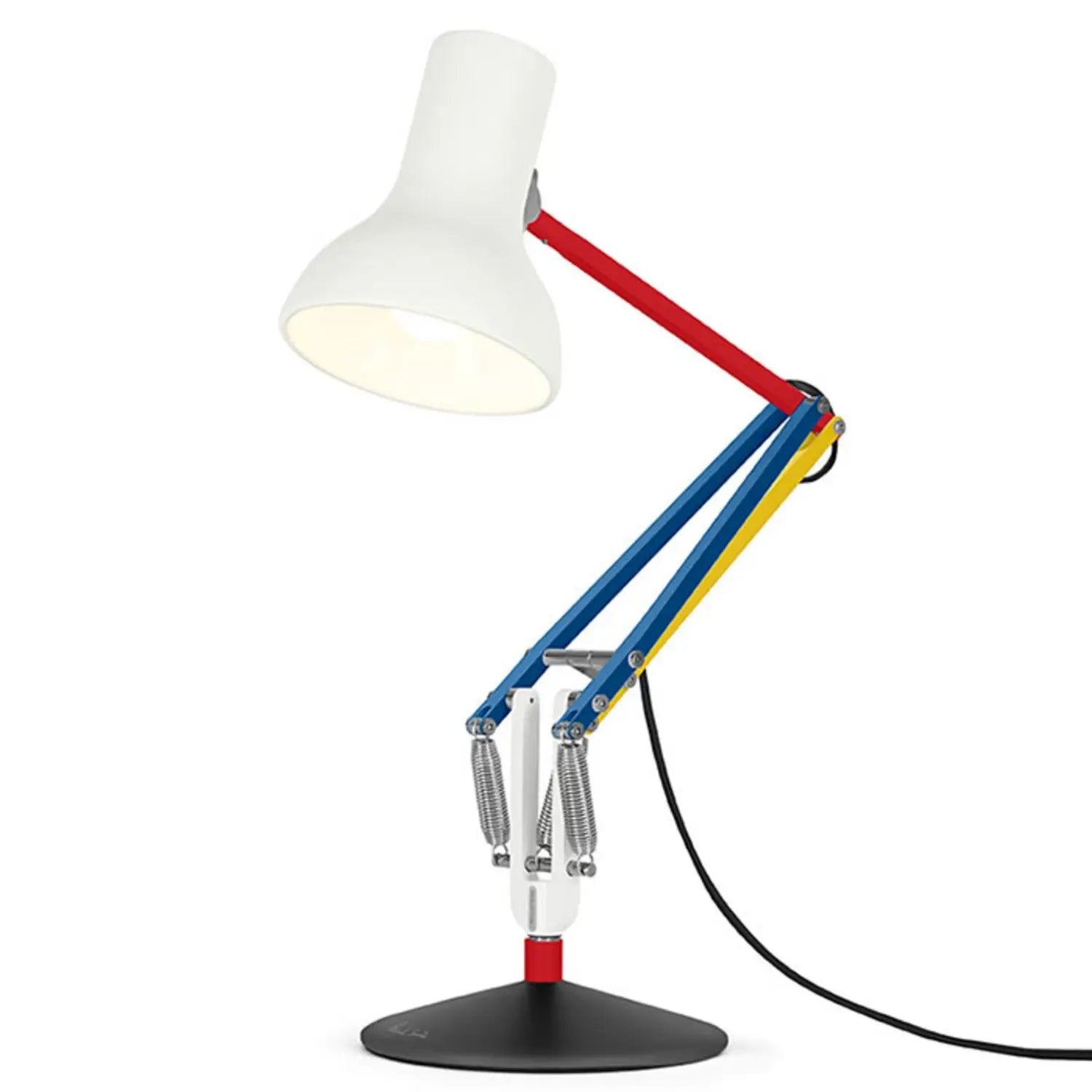 B-Ware Anglepoise Tischleuchte Lampe Typ 75 Mini Paul Smith 3 Weiß Bunt Arbeitsleuchte - 5019644324767
