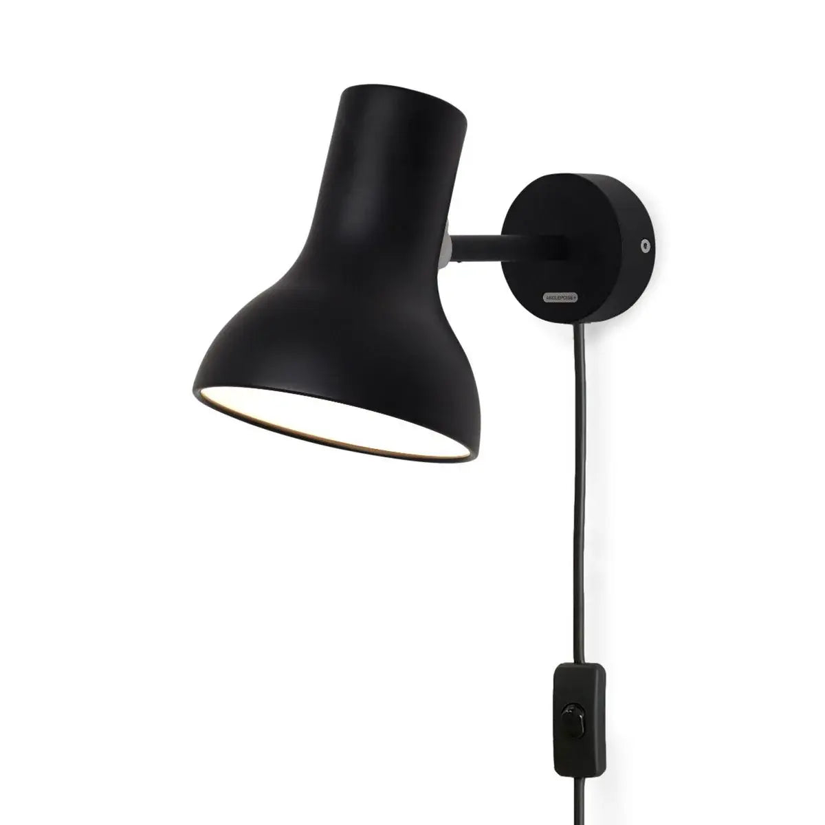 B-Ware Anglepoise Wandleuchte Lampe Type 75 Mini Schwarz Kabel Wohnzimmer Beleuchtung - 5019644329977
