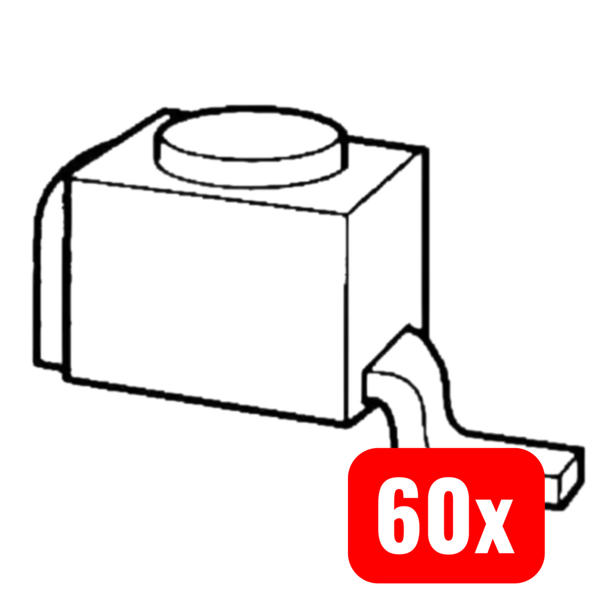 ABB Anschlussklemme Klemmenblock 2CDL200011R5015 Rundleiter 50mm2 80A 60 STÜCK - 4016779656566