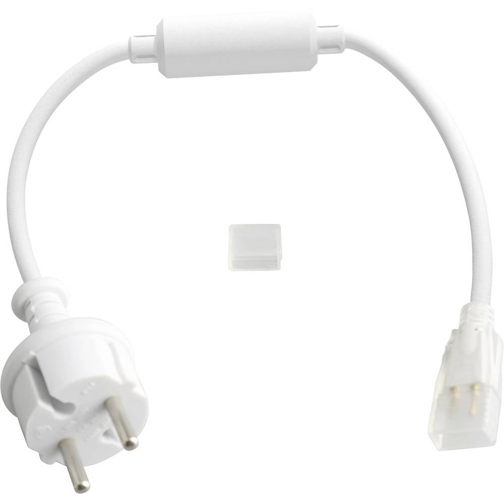 EVN Anschlusskabel Leitung Lichttechnik LED Strip Endkappe 50cm 230V 2 STÜCK - 4037293033824