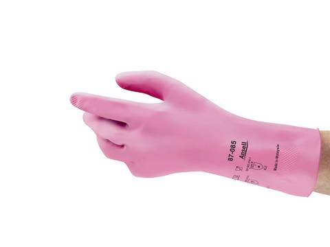 Ansell 87085075 Alpha Tec Baumwollvelour Chemikalienhandschuh 8 22 Stück B-Ware - 2050008483242