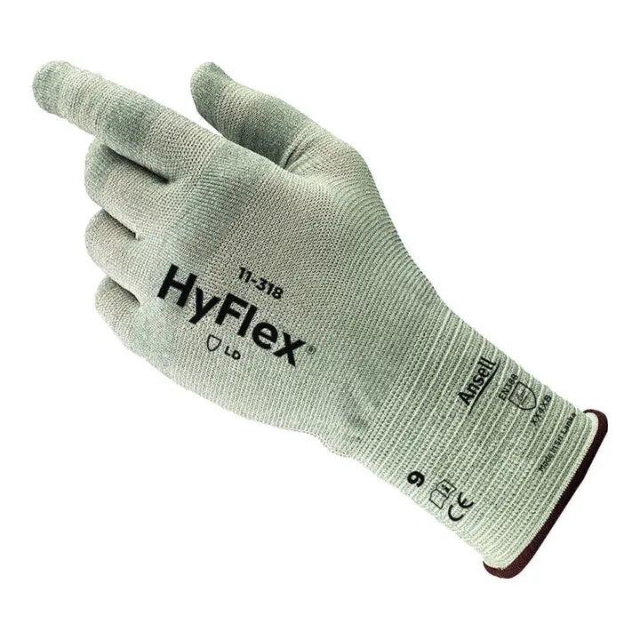 B-Ware Ansell Handschuh Schutzhandschuh Arbeit Hy Flex 11 318 Größe 8 Grau 12 Paar - 76490470548