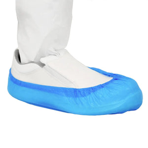 B-Ware Antistat überziehschuhe Schuhschutz Einweg Blau Polyethylen Gummizug 2000 Stück