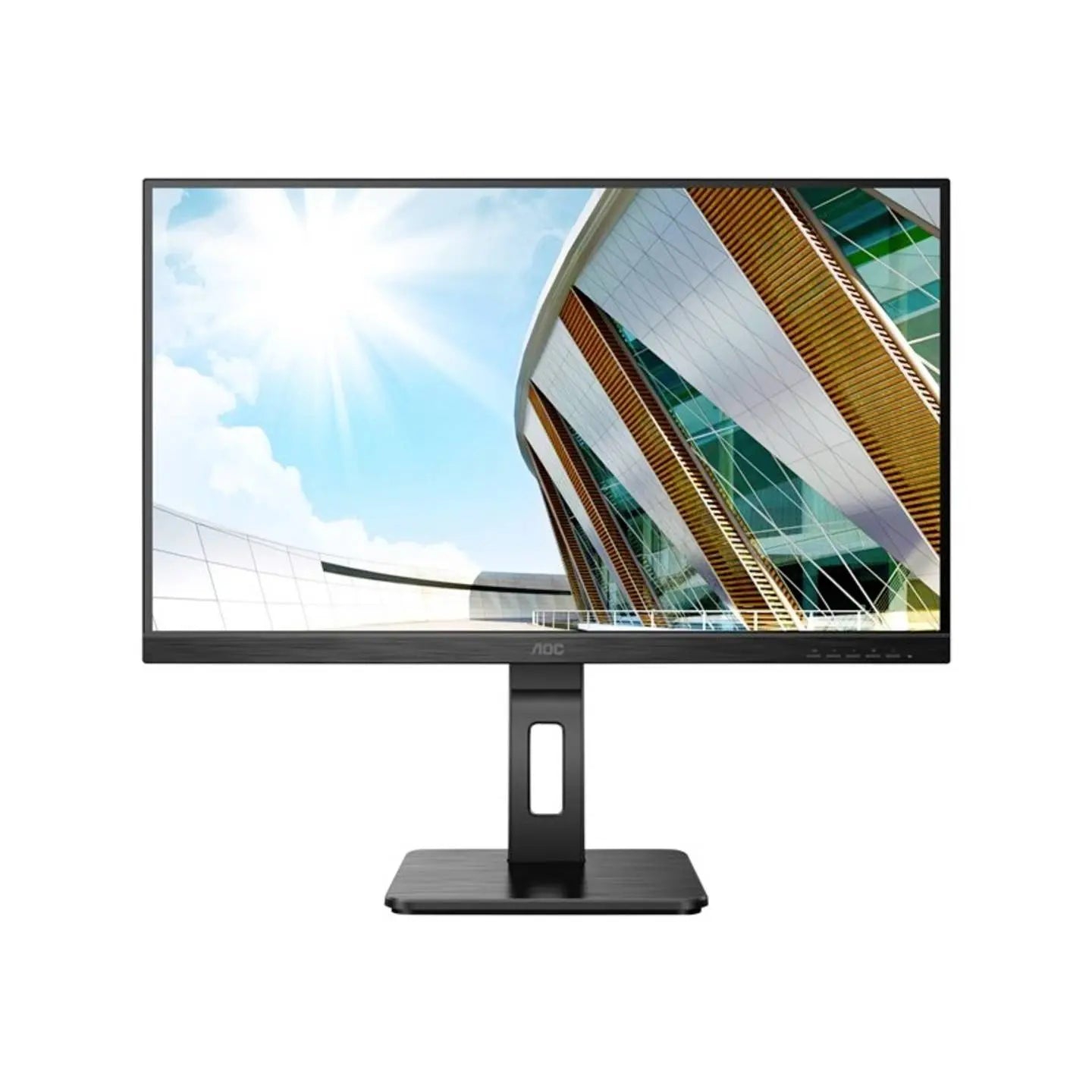B-Ware Aoc Monitor Bildschirm Led Display 24 Zoll Full Hd Va Schwarz Höhenverstellbar - 4038986140713