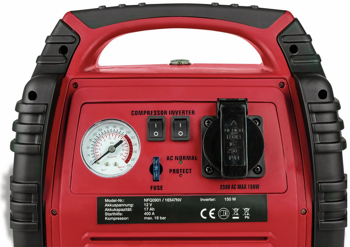 Apa Starthilfegerät Powerpack Batteriestarter 5in1 Jump Siehe Text/Foto C-Ware - 4006132165477