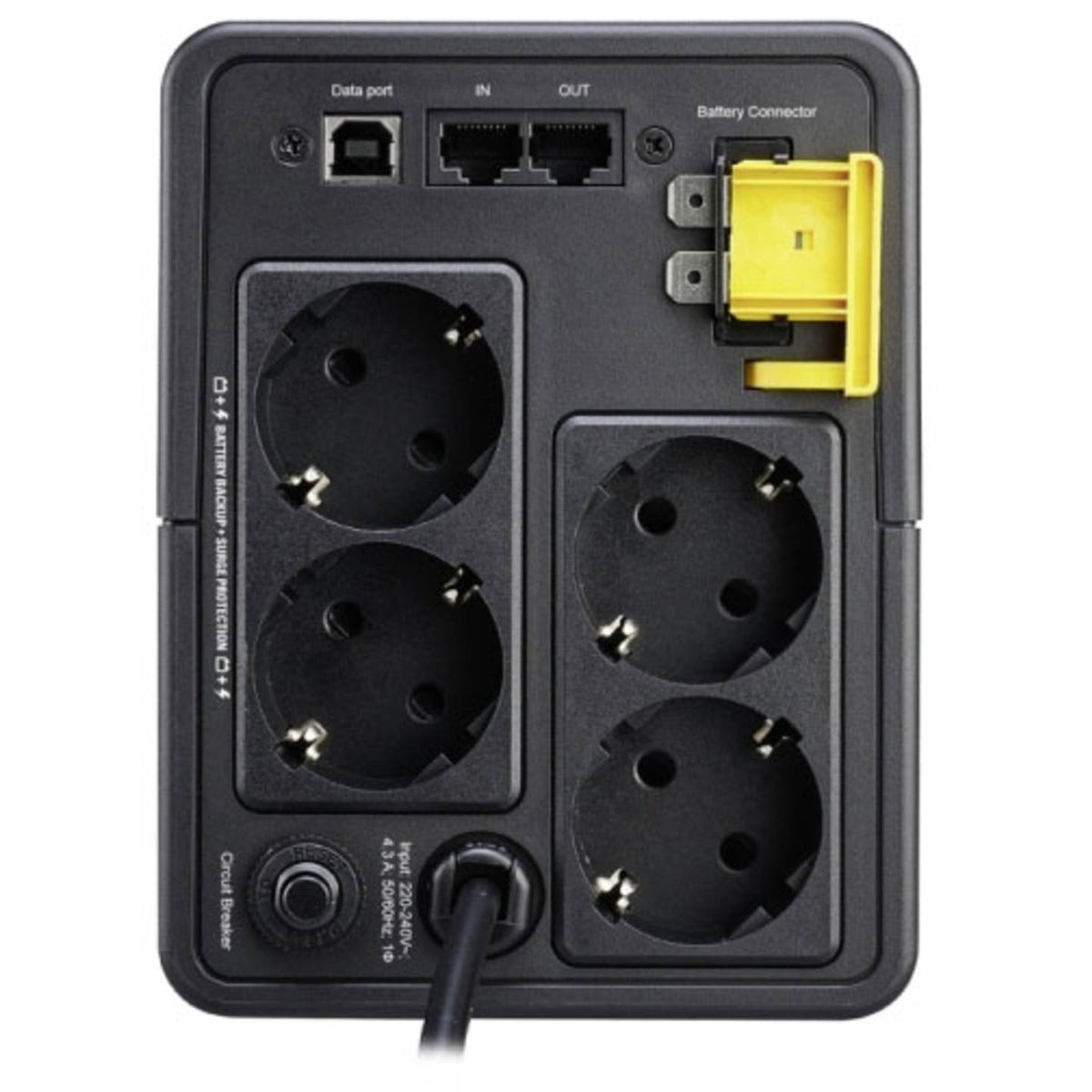 APC USV Notstromversorgung Back UPS BX Stromversorgung 950 VA Schutz BX950MI-GR - 0731304410850