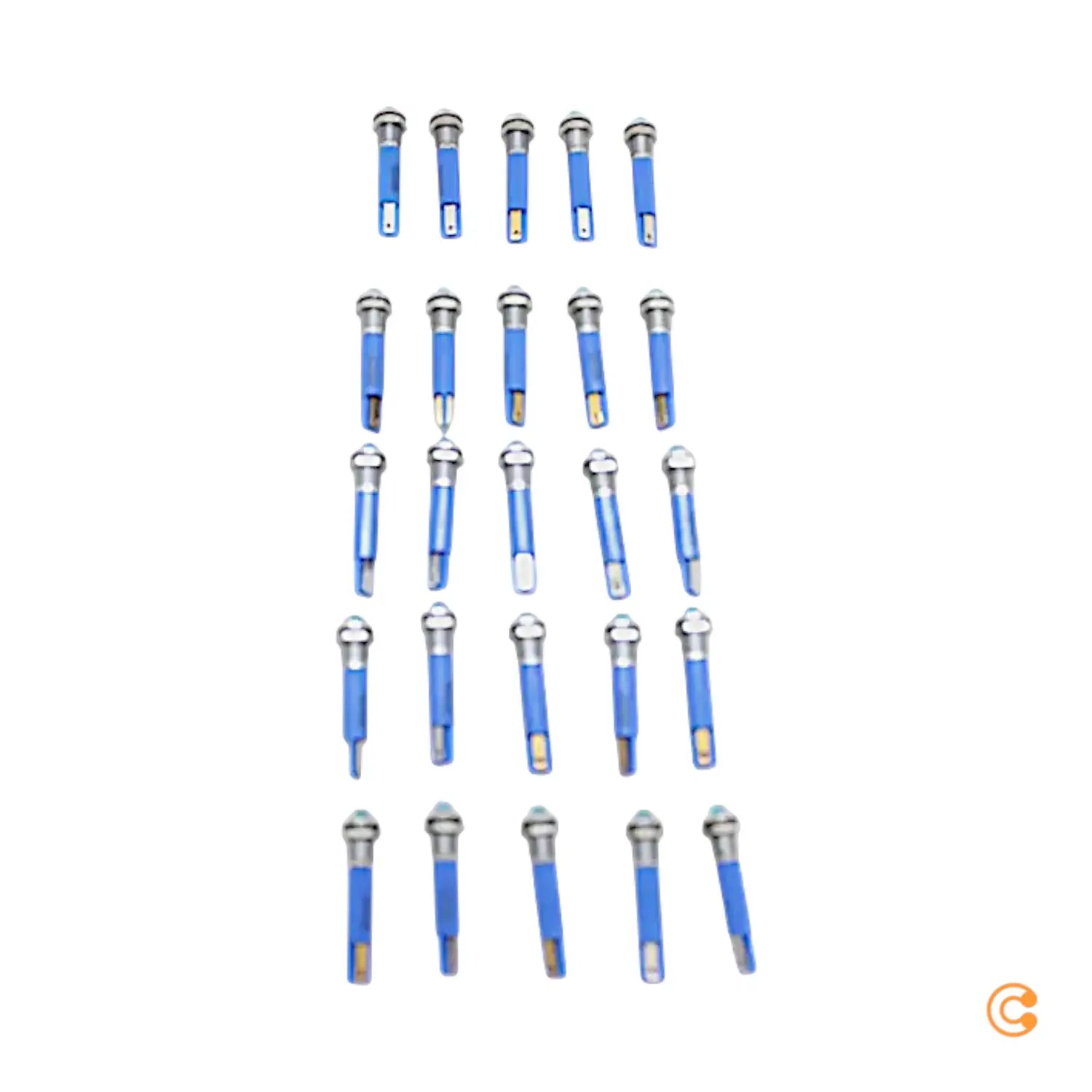 B-Ware Apem Q8 P1 Cxxb24 E Led Signalleuchte Blau Prominent 1600 Mcd 8 Mm 24 Vdc 25 Stück - 1