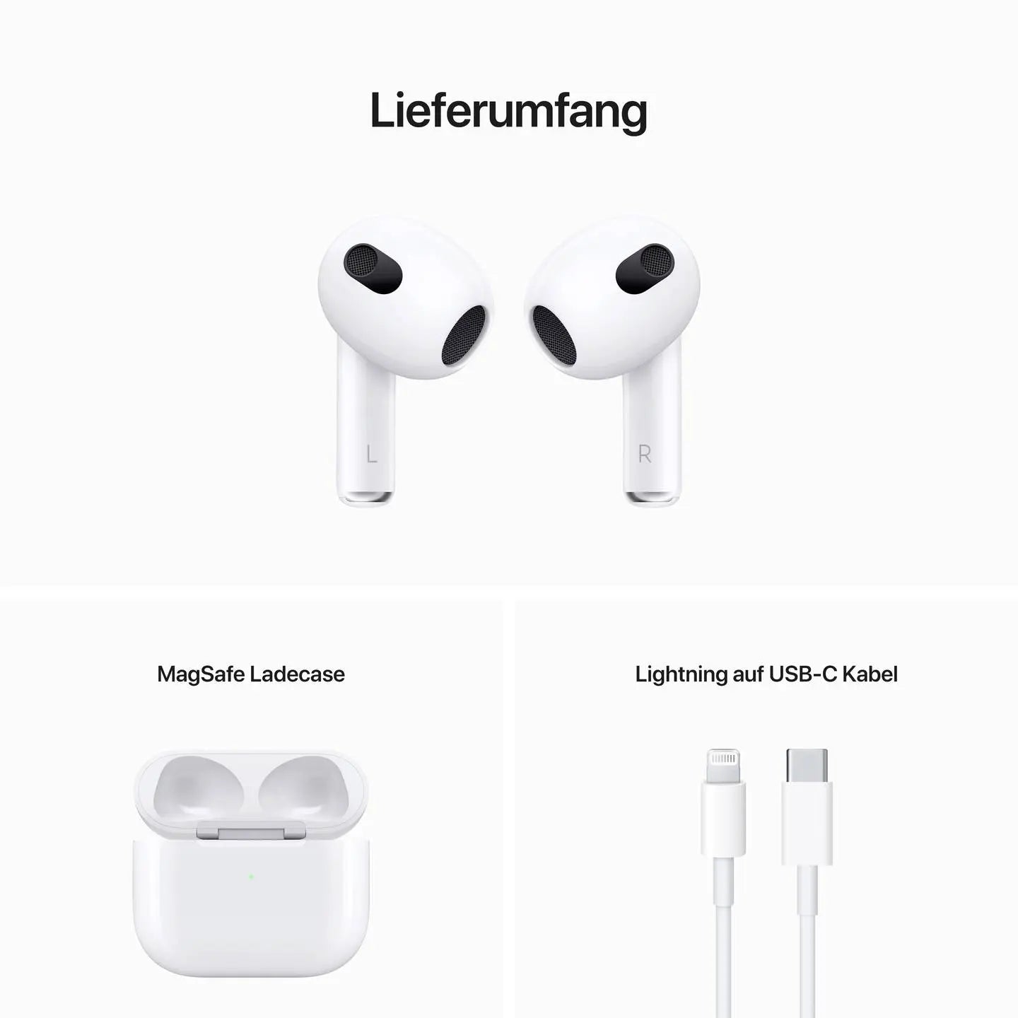 C-Ware Apple Air Pods 3rd Generation + Mag Safe Charging Case Bluetooth Siehe Text/F613 - 194252818527