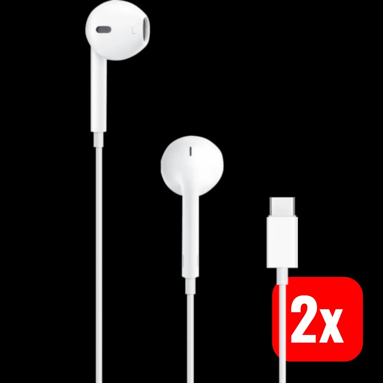 B-Ware Apple Ear Pods In Ear Usb C Kopfhörer Ohrhörer Kabelgebunden Weiß 2 Stück - 195949776274