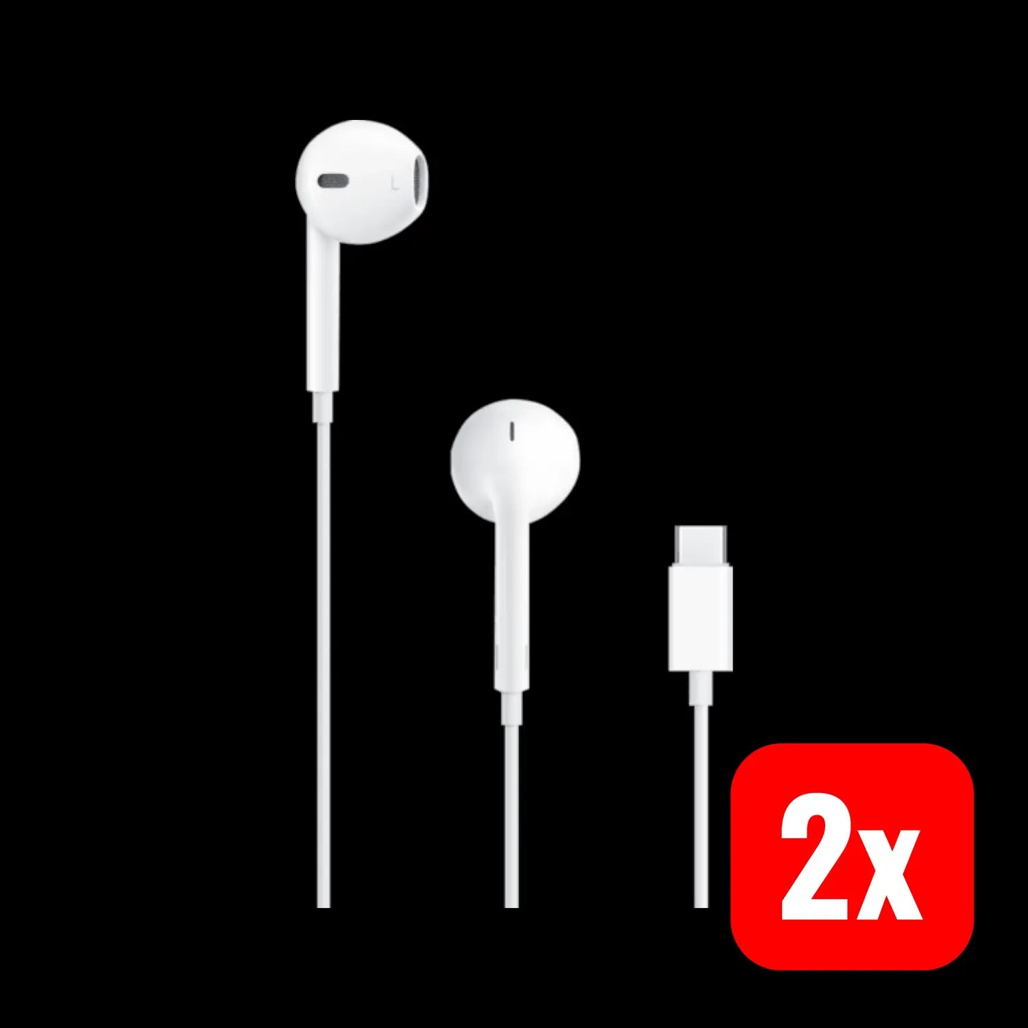 B-Ware Apple Ear Pods In Ear Usb C Kopfhörer Ohrhörer Kabelgebunden 2 Stück199 - 195949776274