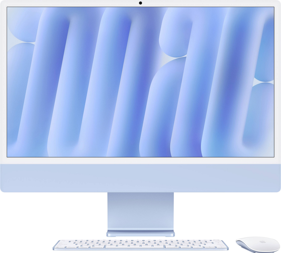 Apple I Mac Computer Desktop 24" Retina Blau M4 24 Gb 512 Gb Ssd Siehe Text/Foto B-Ware - 195950075632