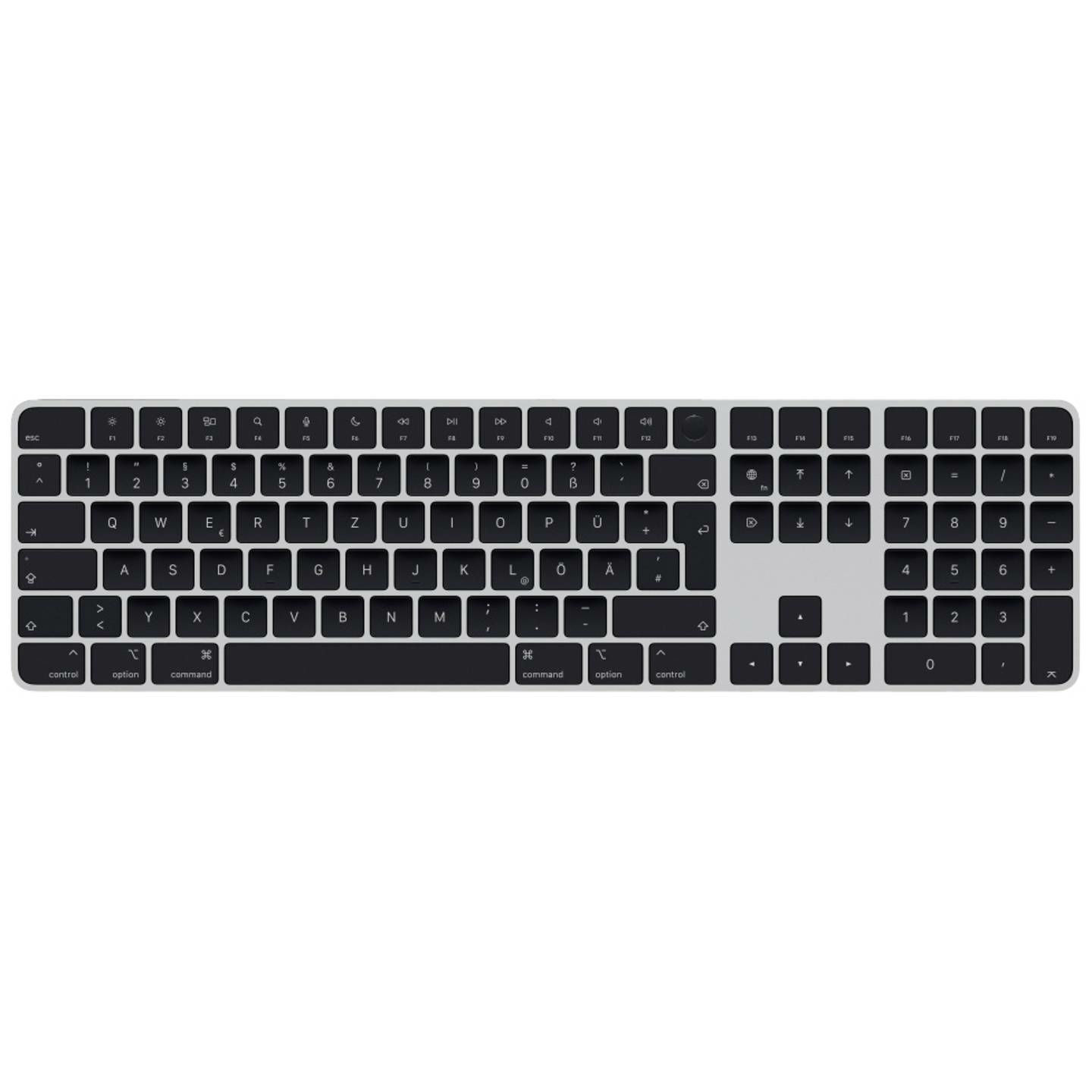 B-Ware Apple Magic Keyboard Mit Touch Id Und Num Key Bluetooth Tastatur Schwarz Deutsch - 194252987025