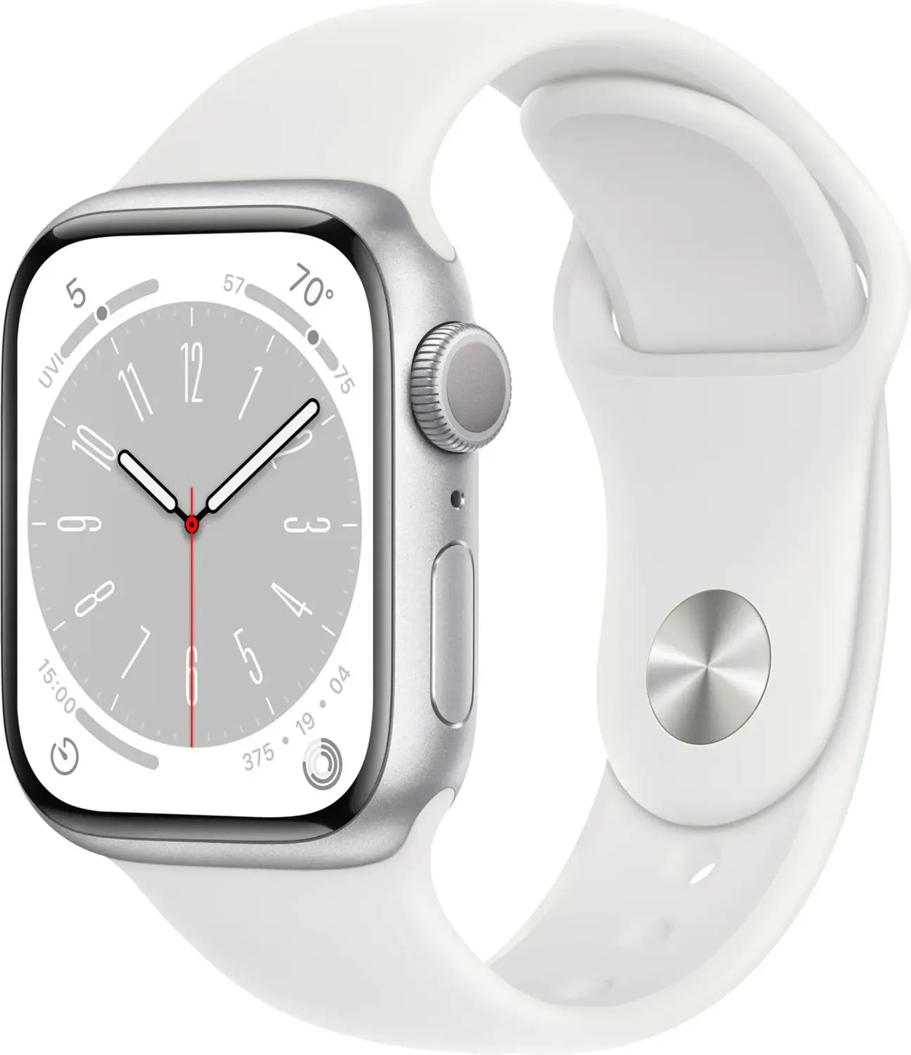 B-Ware Apple Uhr Smartwatch Watch 8 Gps Aluminium Silber 41mm S M L Siehe Text/Foto - 194253250074