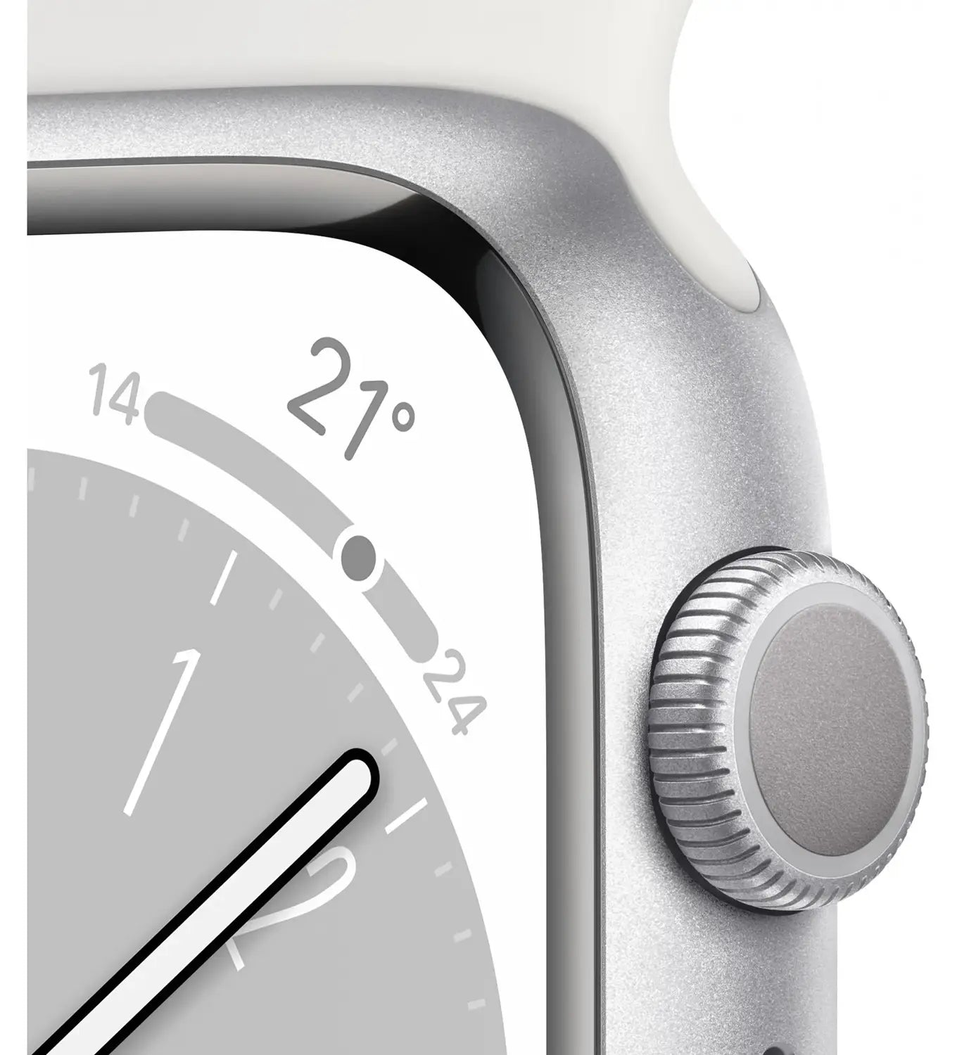 B-Ware Apple Uhr Smartwatch Watch 8 Gps Aluminium Silber 41mm S M L Siehe Text/Foto - 194253250074