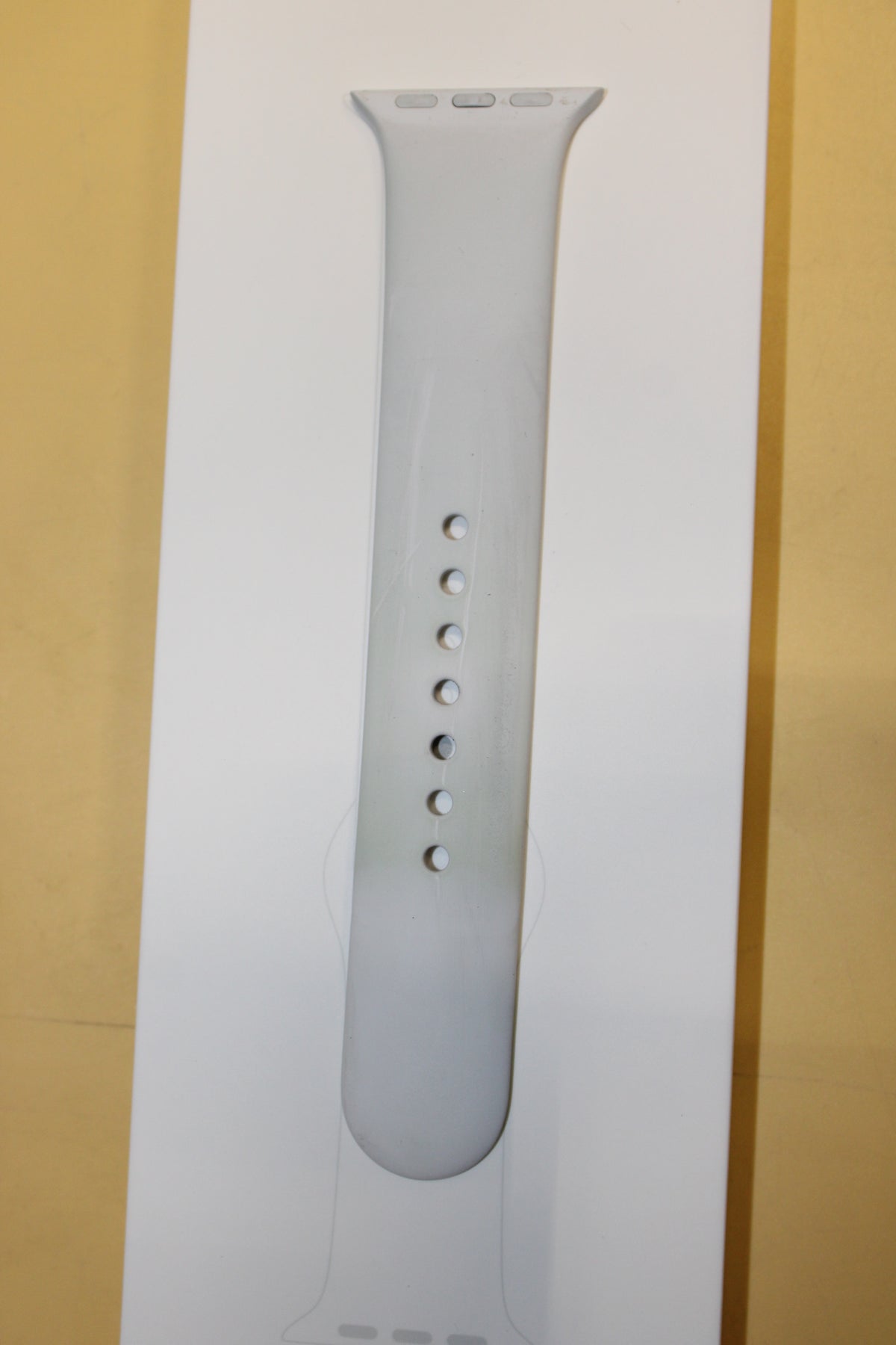 Apple Uhr Smartwatch Watch 8 GPS Aluminium Silber 41mm Sportarmband Weiß S M L - 0194253250074