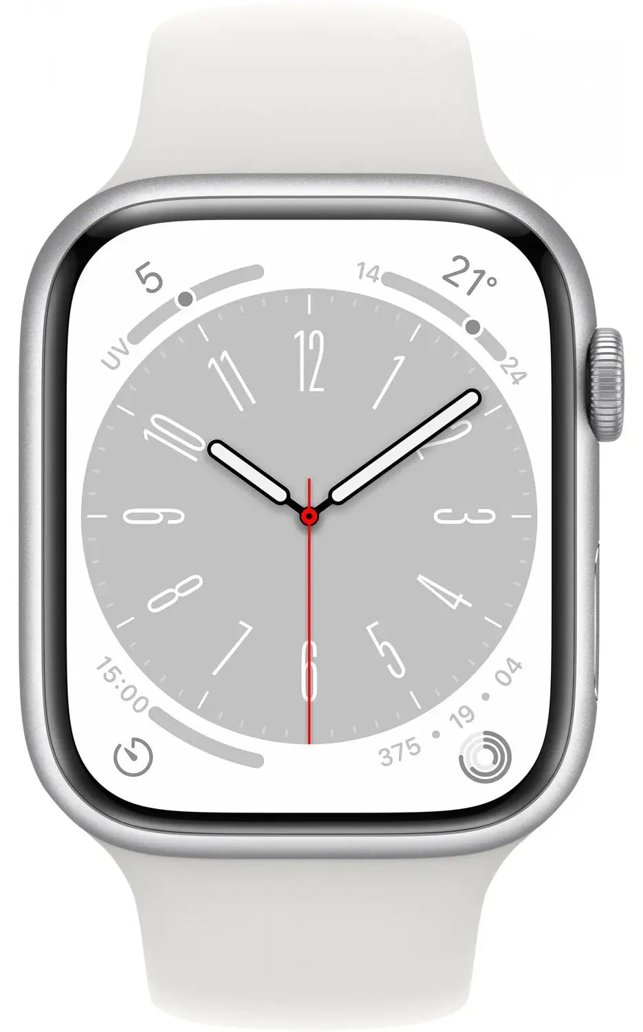 B-Ware Apple Uhr Smartwatch Watch 8 Gps Aluminium Silber 41mm S M L Siehe Text/Foto - 194253250074