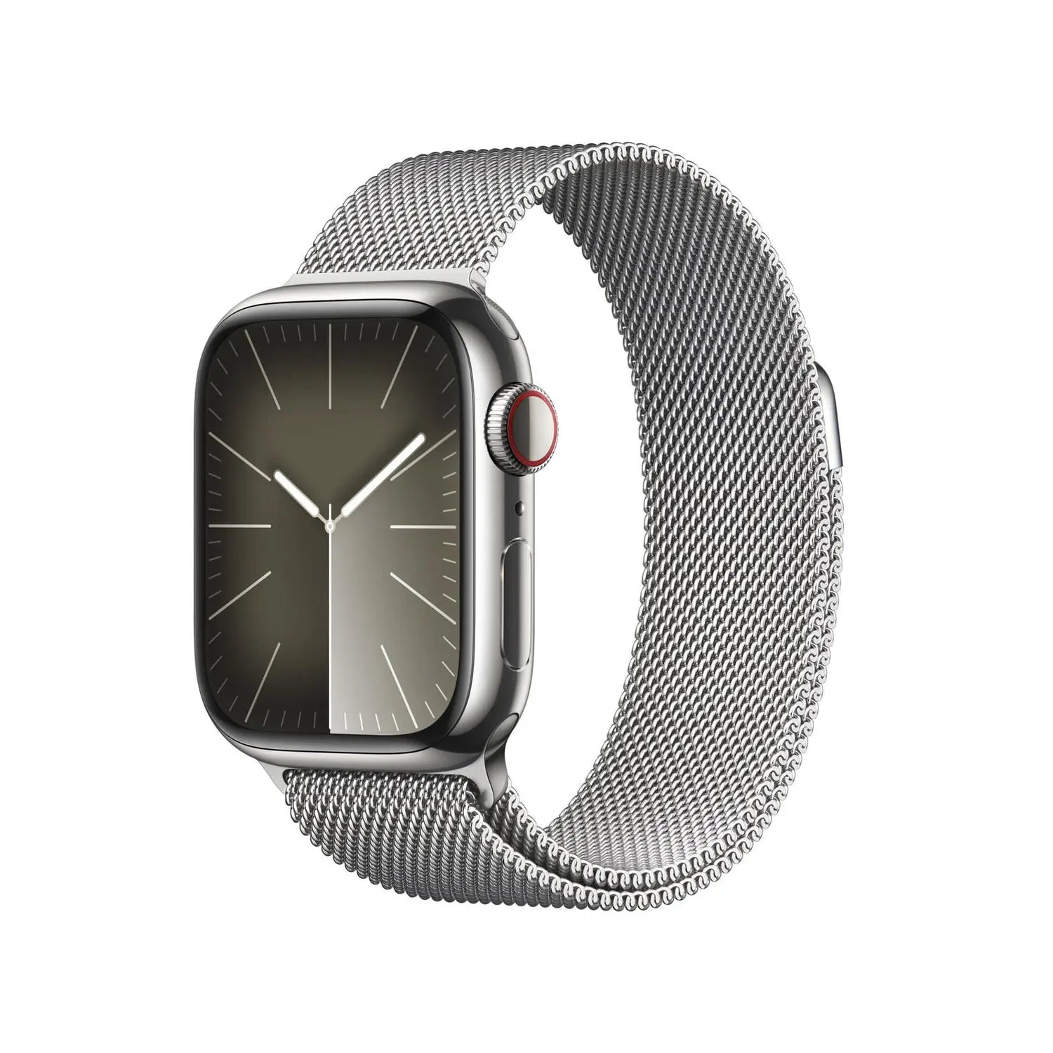 B-Ware Apple Watch Uhr Smartwatch S9 Lte 45 Mm Stahl Silber Gps 64 Gb Oled Onesize - 195949025464