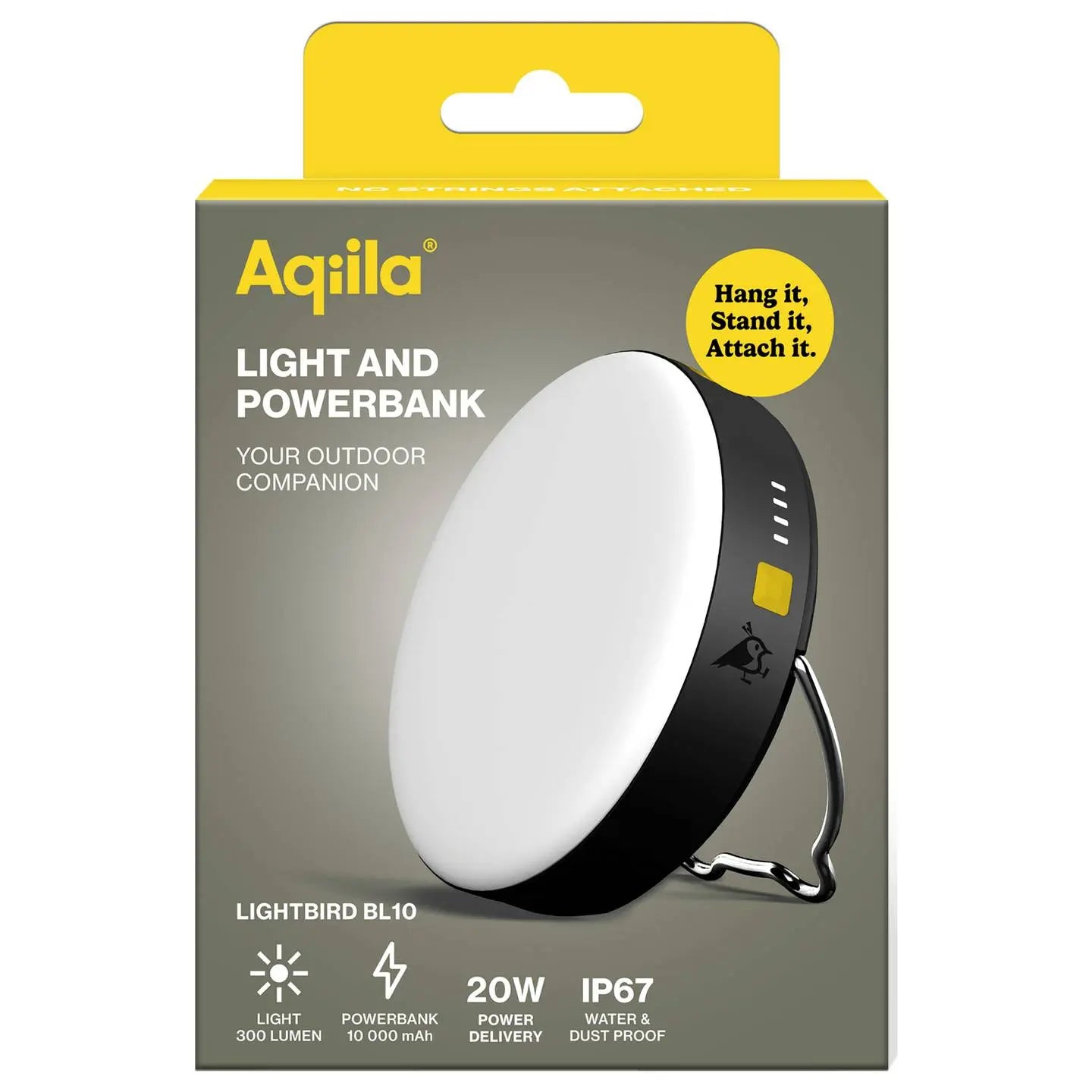 B-Ware Aqiila Campinglampe Leuchte Powerbank Led Licht Outdoor Lightbird Bl10 Akku - 8716778931980