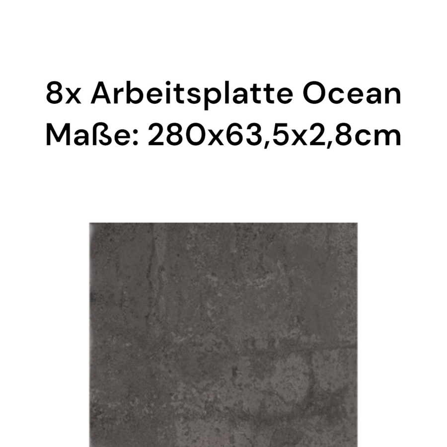 Kaindl Ocean K4399 2800x635x28 Mm Küchenarbeitsplatte Arbeitsplatte 8 Stück B-Ware - 9005479066459