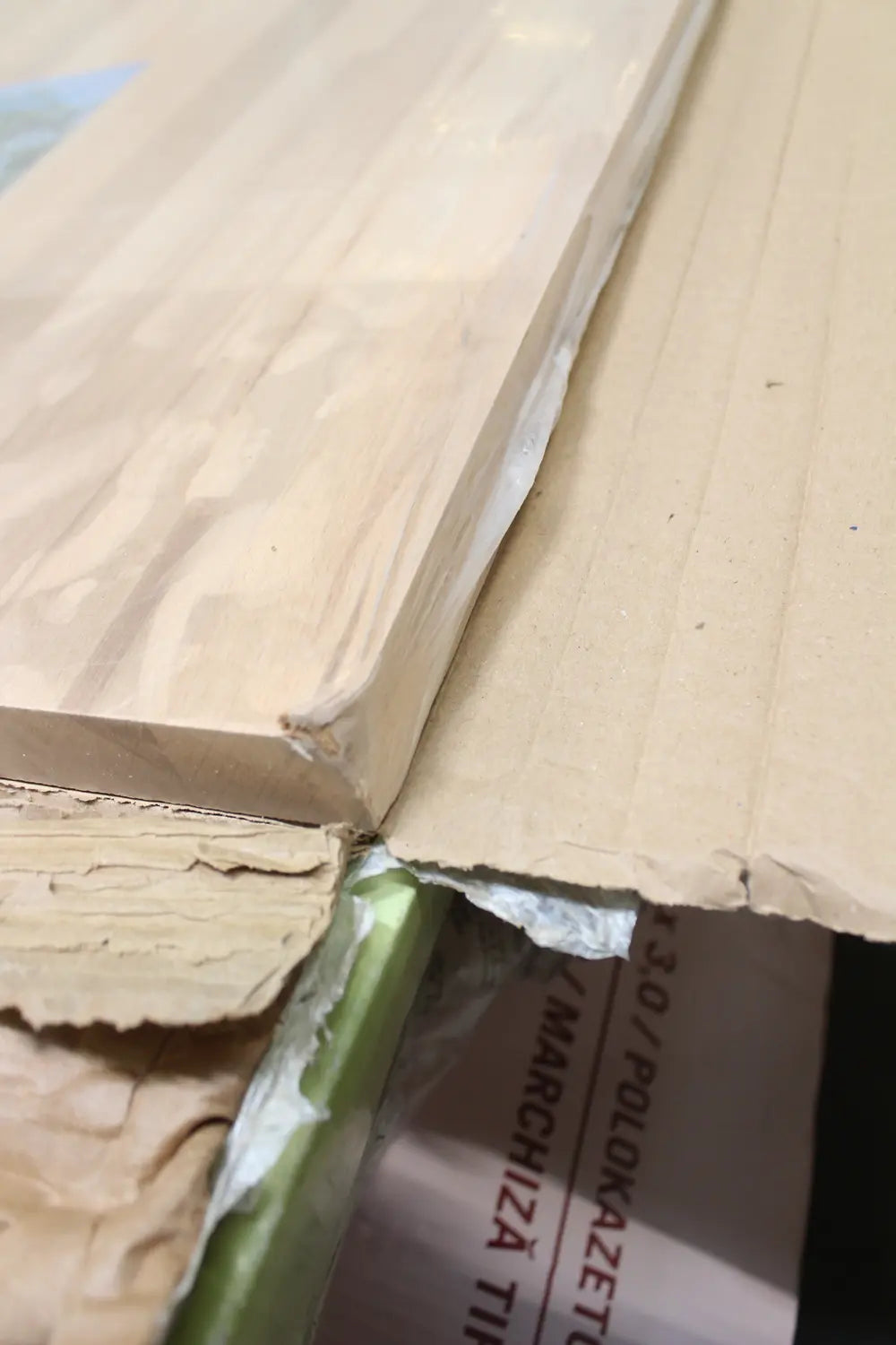 B-Ware Arbeitsplatte Buche Küchenplatte Arbeitsfläche 3000 X 600 X 27mm Siehe Text/Foto - 4005985225055