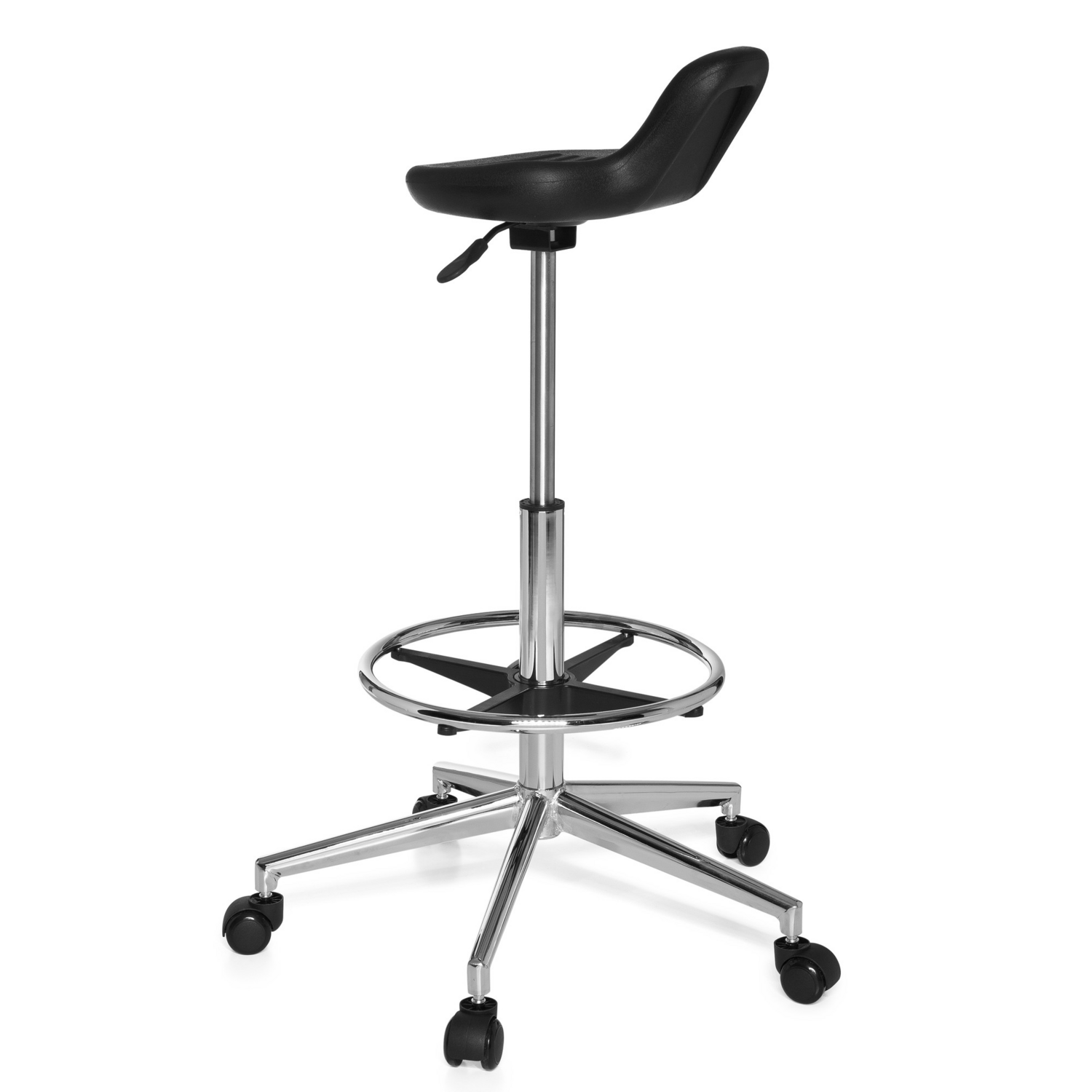Hjh Office Arbeitsstuhl Bürostuhl Top Work 03 Tresenstuhl Hartschaum Schwarz B-Ware - 4260284083199