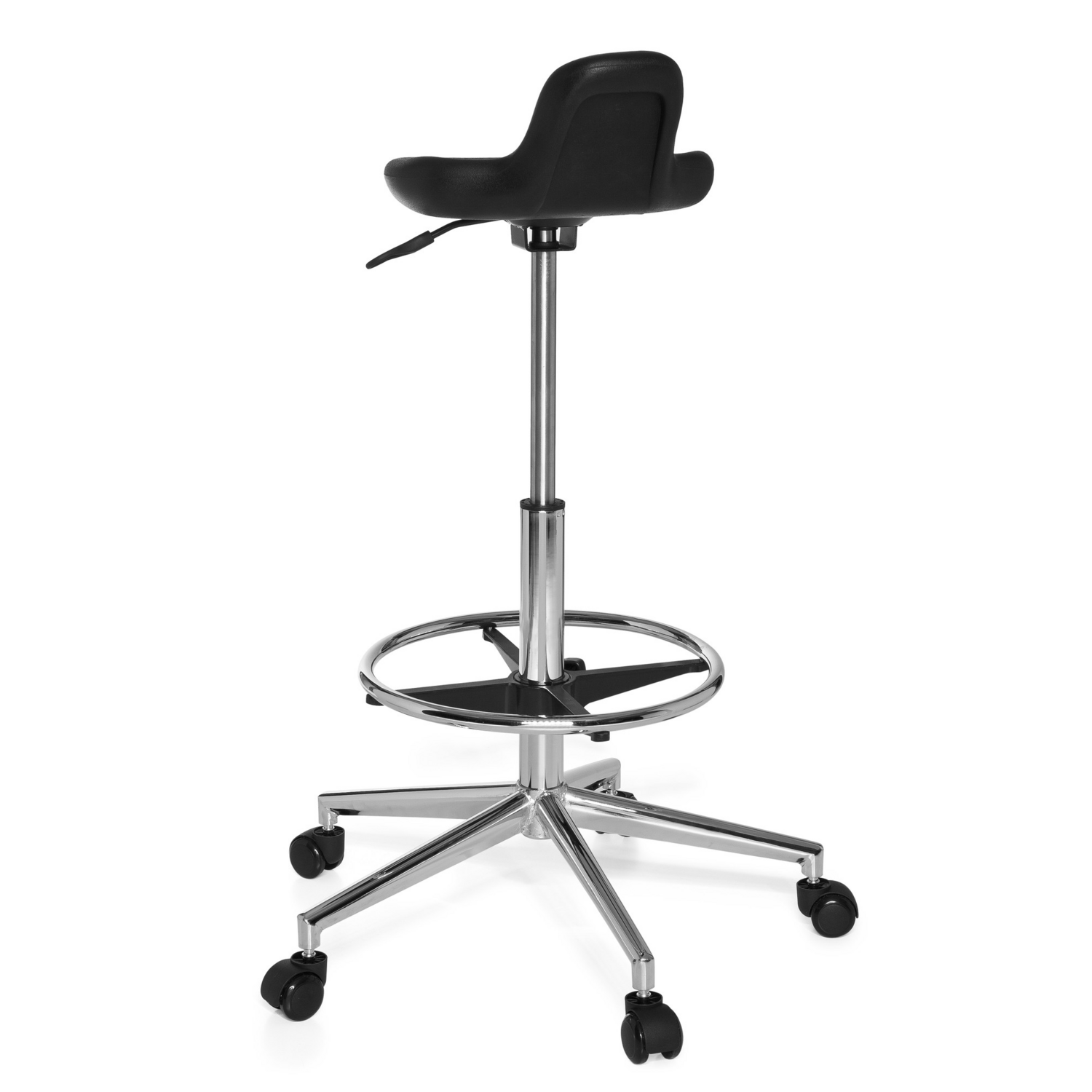 Hjh Office Arbeitsstuhl Bürostuhl Top Work 03 Tresenstuhl Hartschaum Schwarz B-Ware - 4260284083199