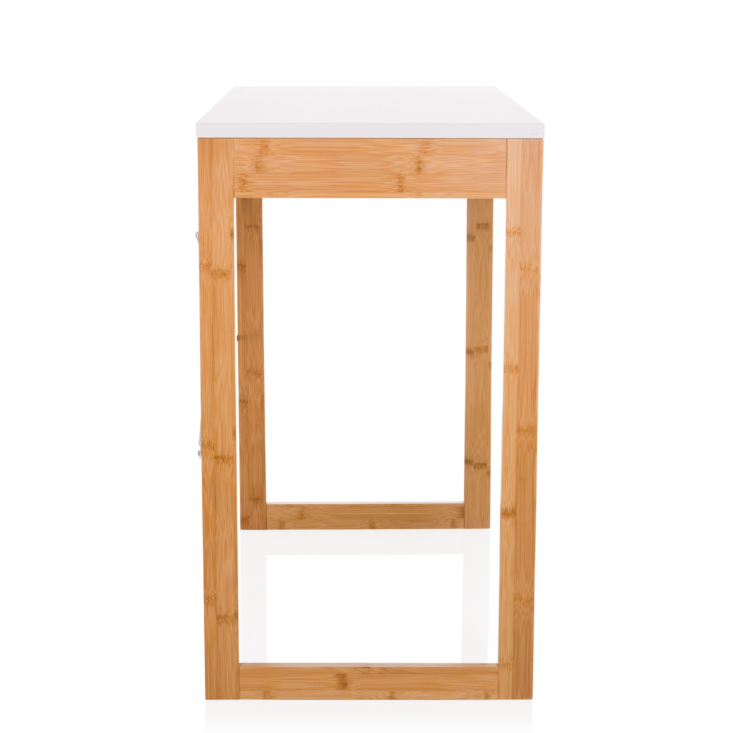 B-Ware Hjh Living Arbeitstisch Schreibtisch Tarolo Ii Weiß Homeoffice Schublade 80x42
