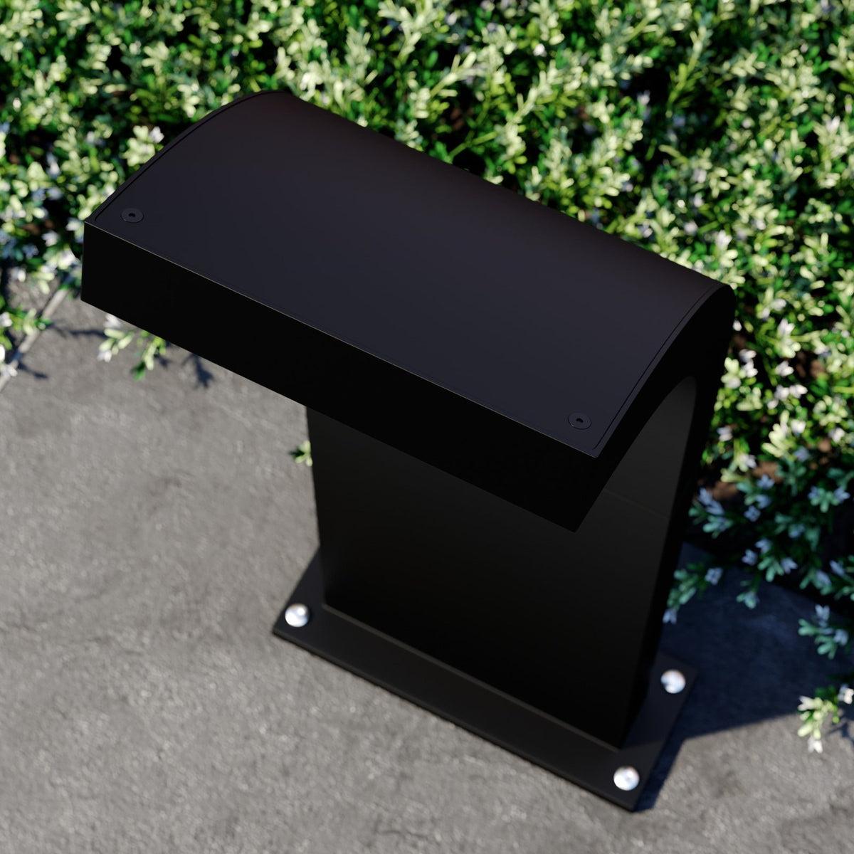Arcchio Wegeleuchte Pollerleuchte LED Außenleuchte grafitgrau Aluminium Polyc769 - 4251096566345