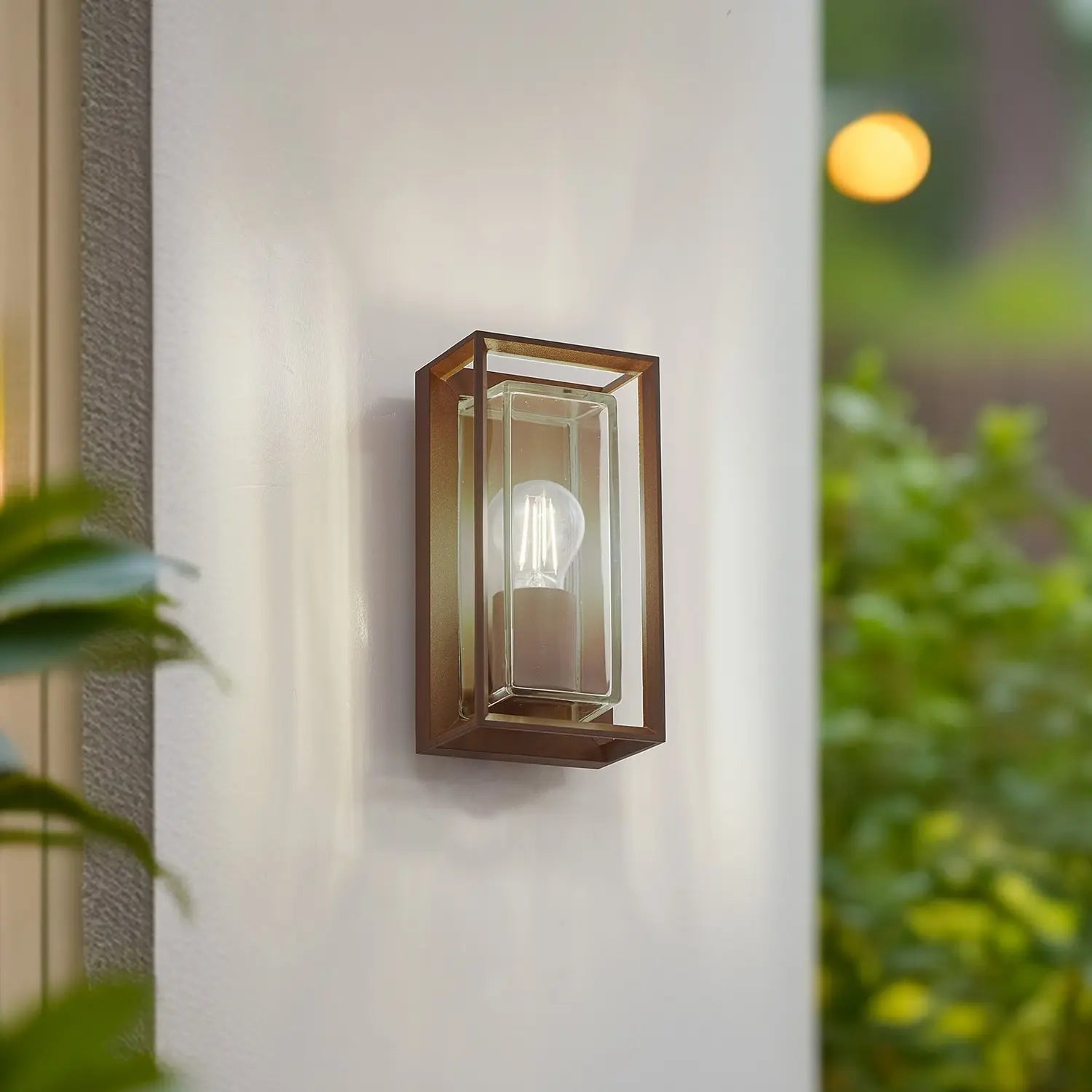 B-Ware Arcchio Außenwandleuchte Wandlampe Ismera Rostfarben Ip65 Glas E27 Led Leuc244 - 4251911799569
