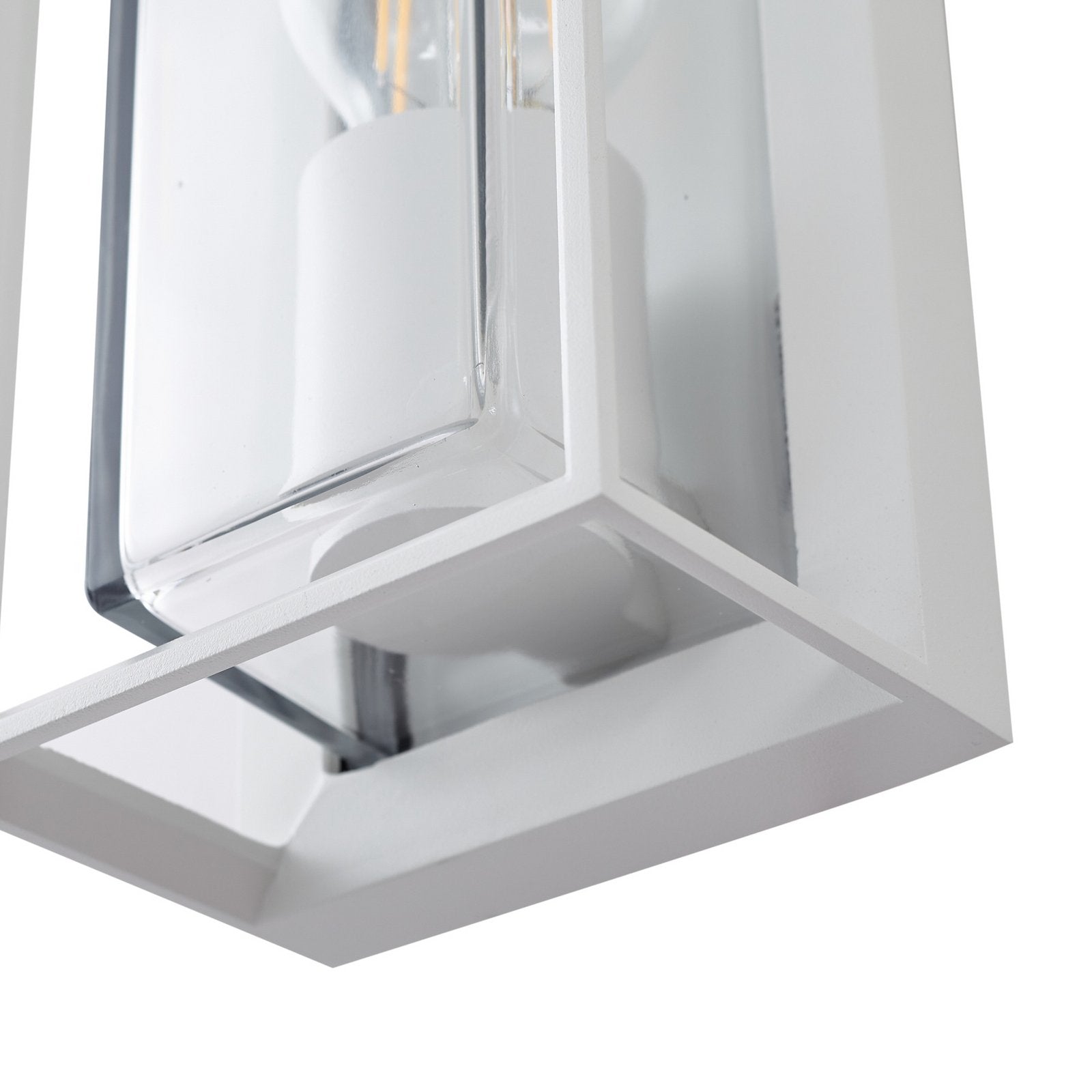 Arcchio Außenwandleuchte Außenlampe Ismera weiß IP65 Glas E27 - 4251911799576