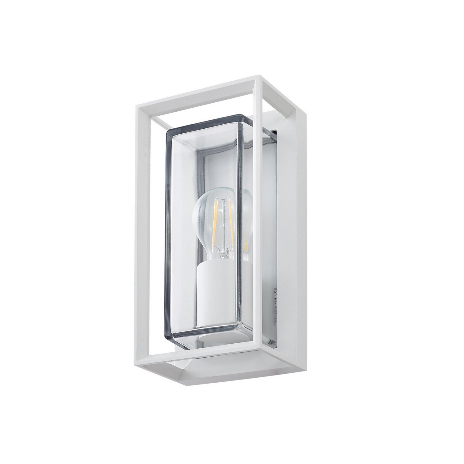 B-Ware Arcchio Außenwandleuchte Außenlampe Ismera Weiß Ip65 Glas E27