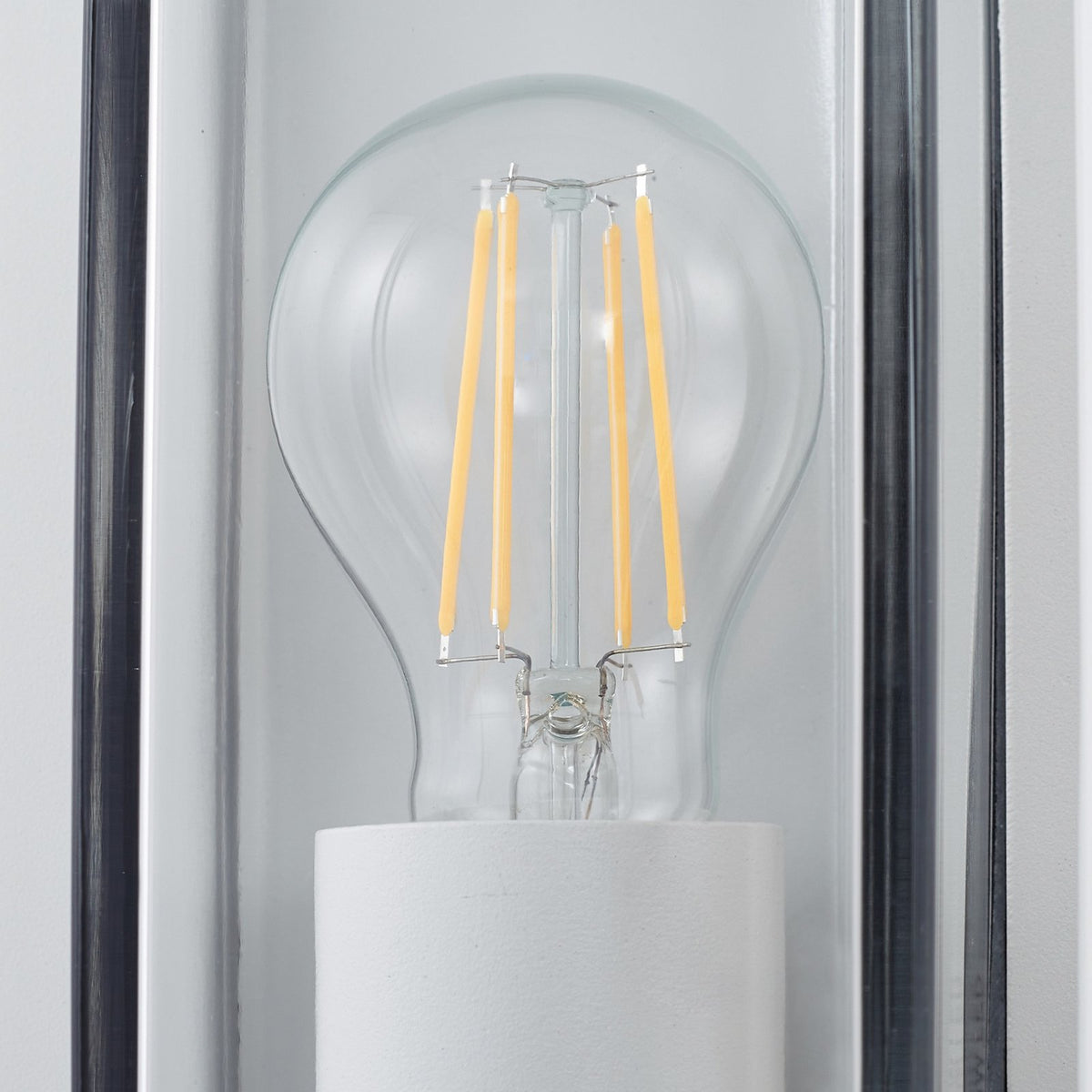 Arcchio Außenwandleuchte Außenlampe Ismera weiß IP65 Glas E27 - 4251911799576