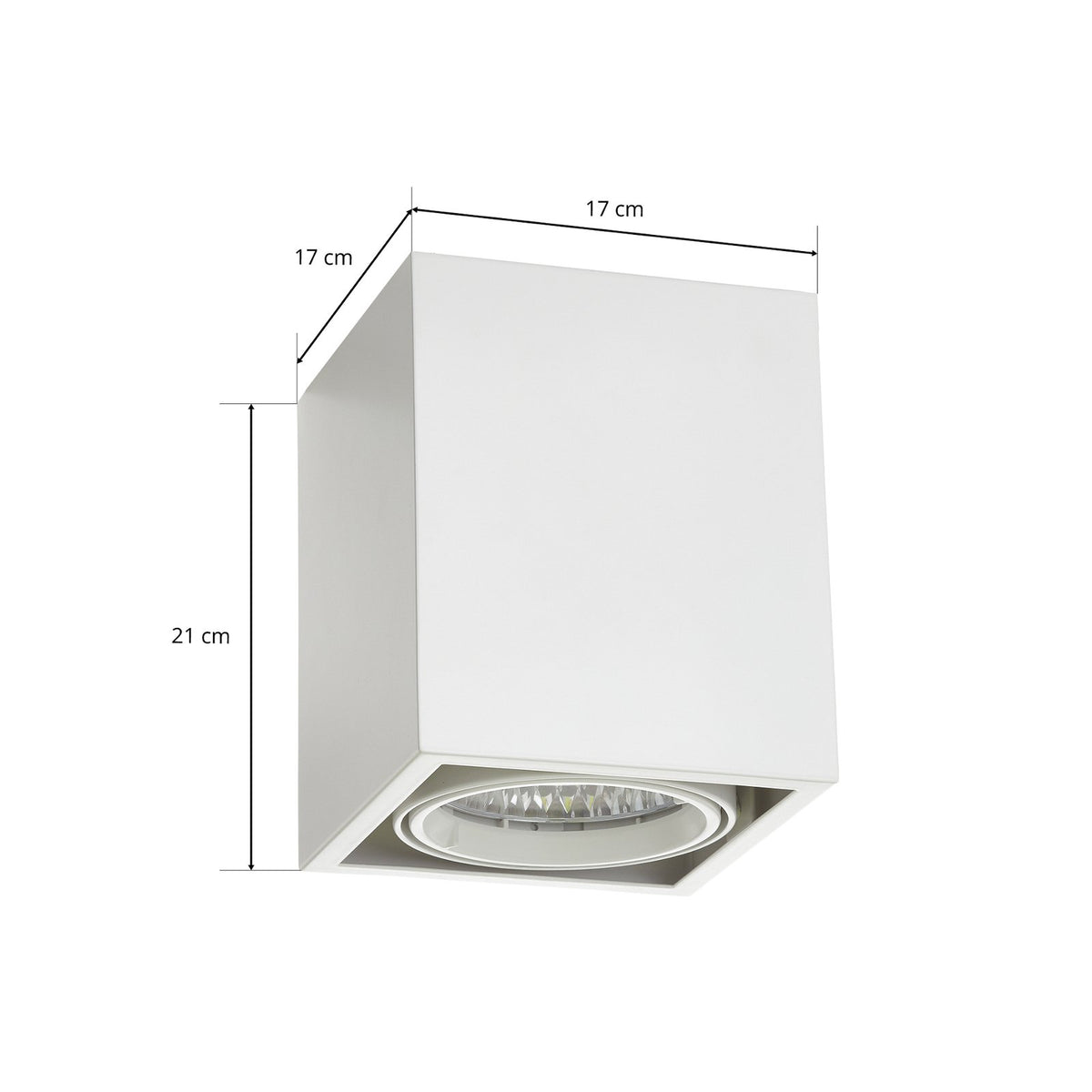 Arcchio Deckenleuchte Lampe LED Cirdan weiß Leuchte Aluminium Kunststoff - 4251096570892