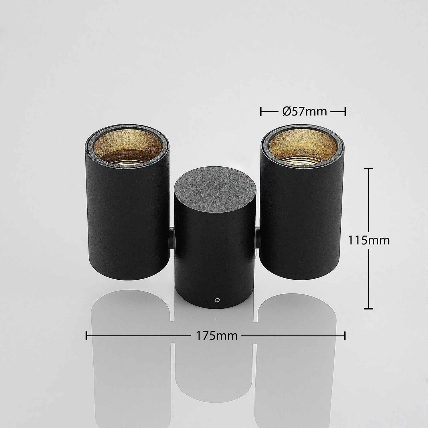 B-Ware Arcchio Deckenlampe Gesina Hängelampe Lampe Leuchte Zweiflammig Gu10 Schwarz