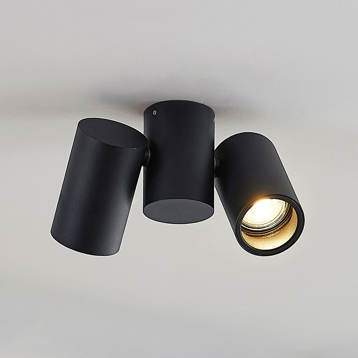 B-Ware Arcchio Deckenlampe Gesina Hängelampe Lampe Leuchte Zweiflammig Gu10 Schwarz