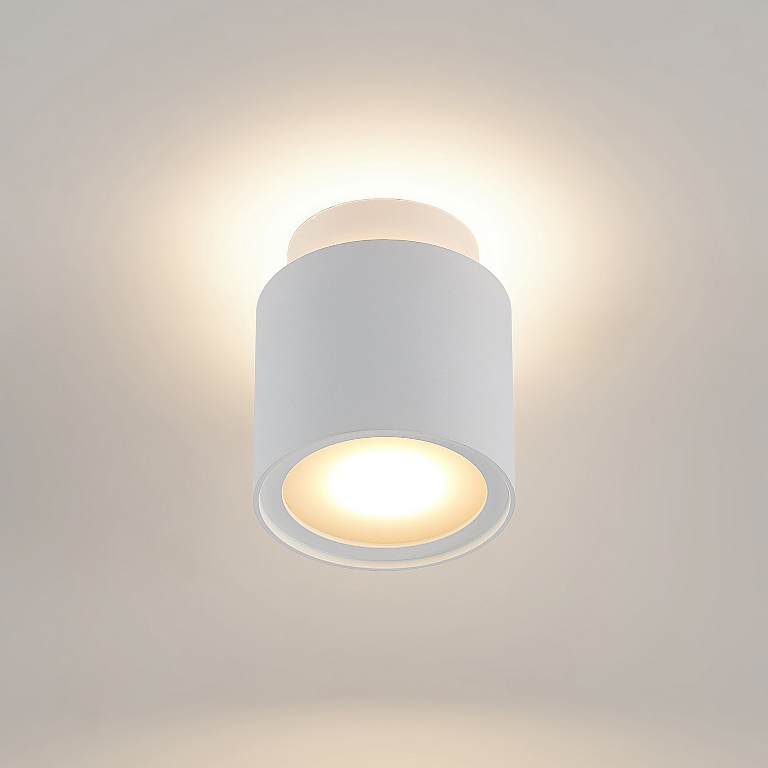 B-Ware Arcchio Deckenlampe Deckenleuchte Walisa Weiß Diffusor Aluminium Glas Gu10